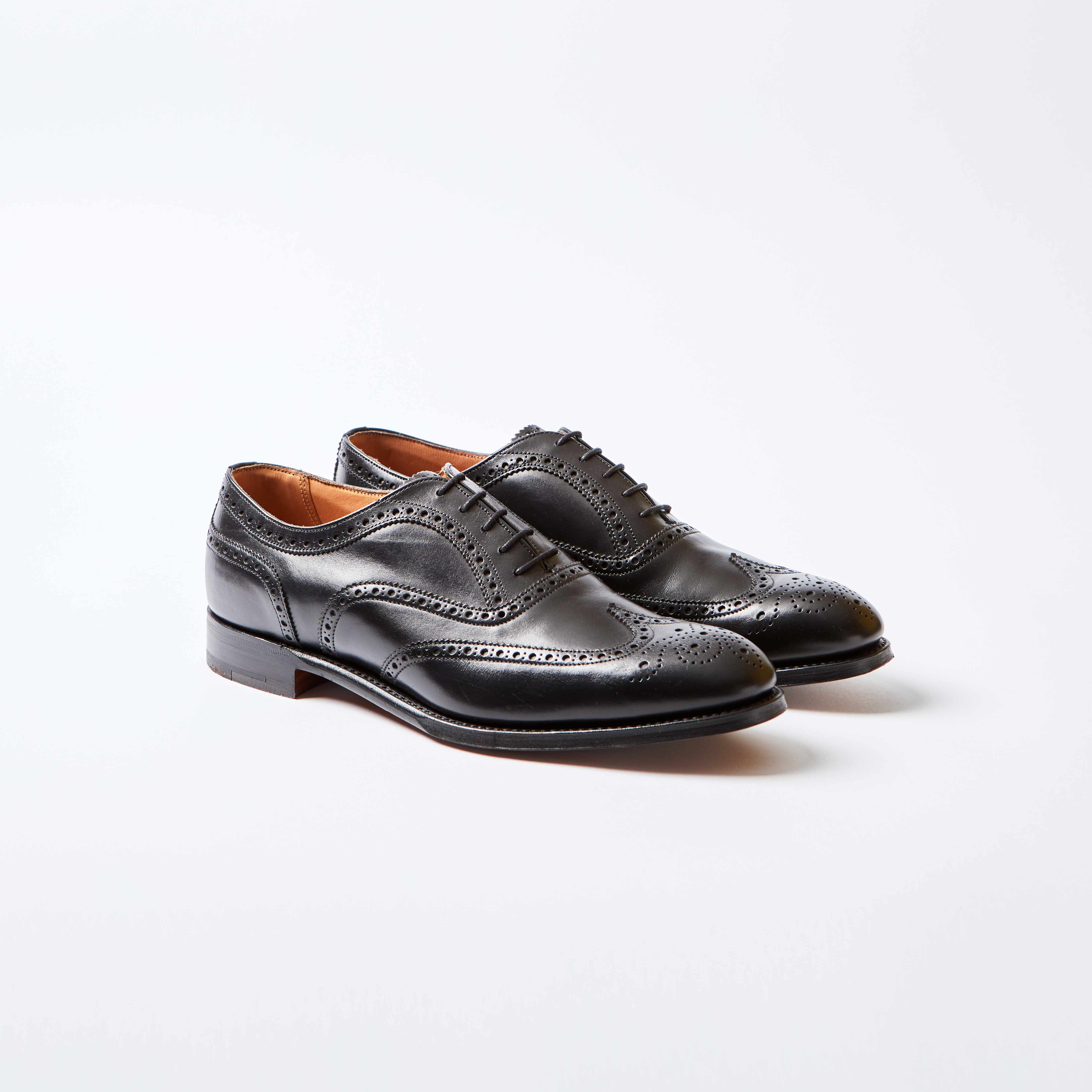 Arthur III Black Calf Oxford Brogues