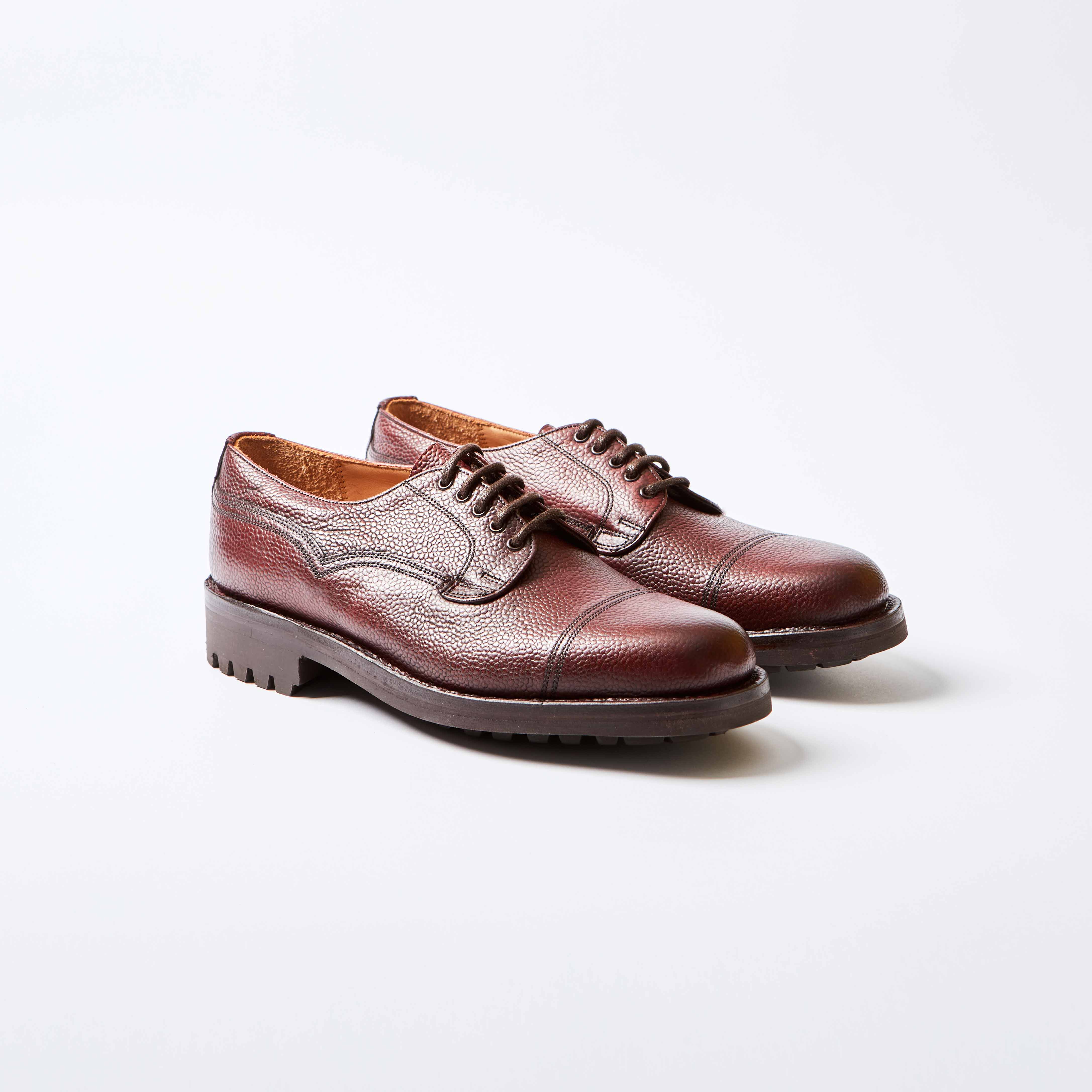Cairngorm II Country Derby Veldtschoen in Burgundy Grain