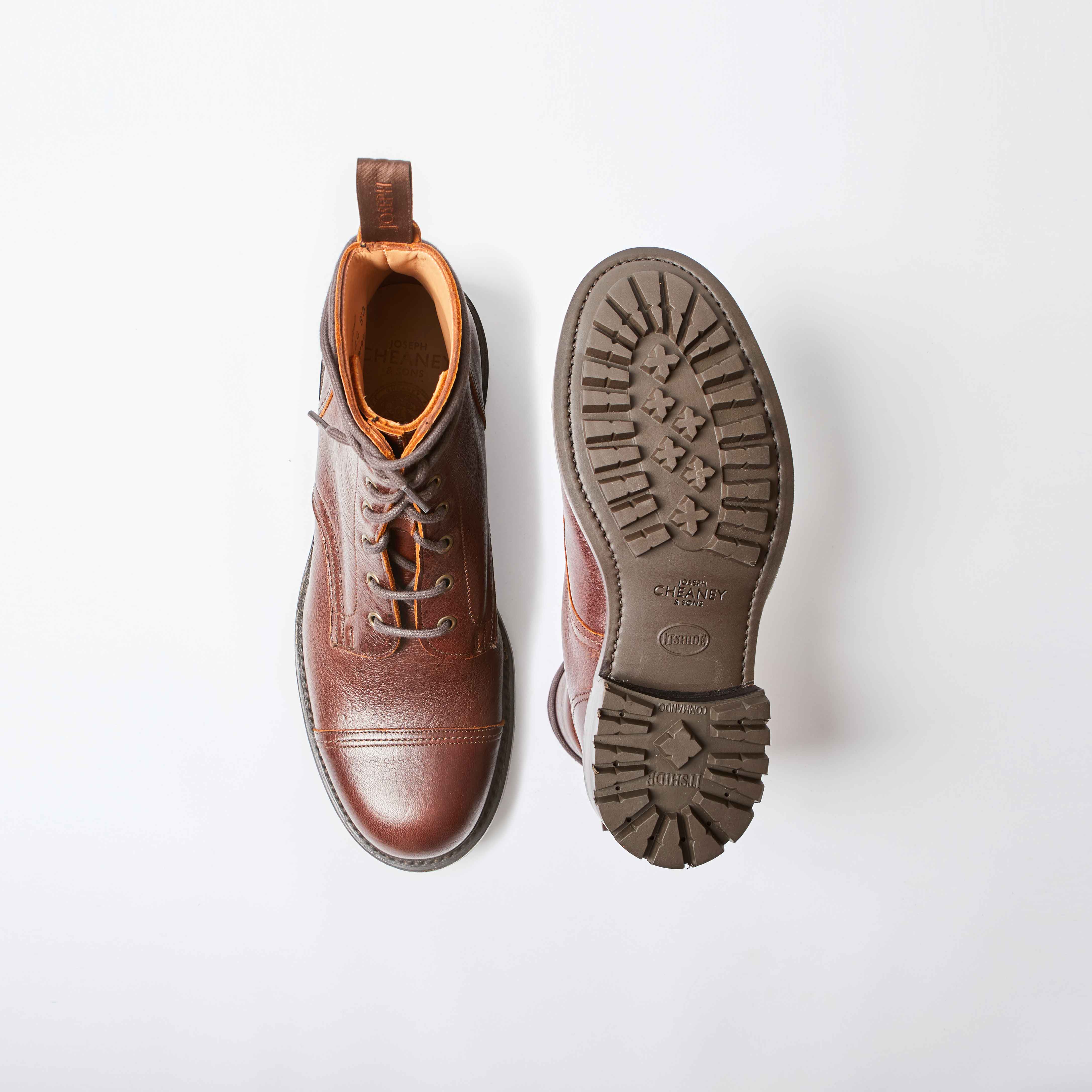 Hurricane Whiskey Kudu Leather Derby Boots