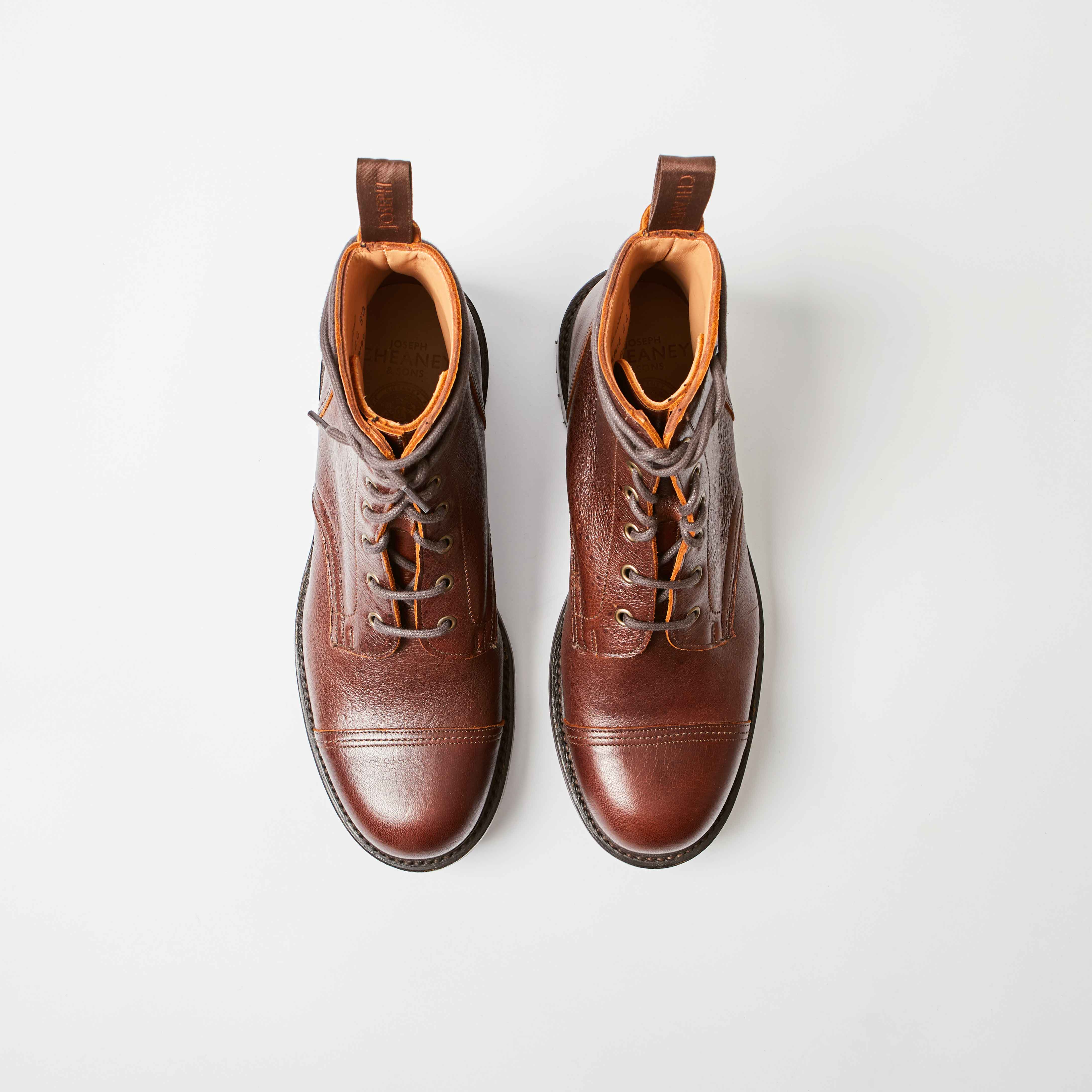 Hurricane Whiskey Kudu Leather Derby Boots
