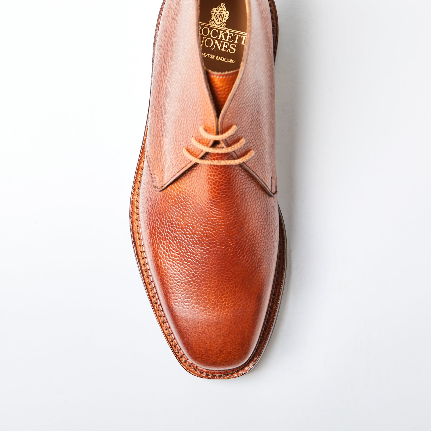 Crockett & Jones for Bowhill & Elliott - Molton Tan Scotch Grain Chukka Boot