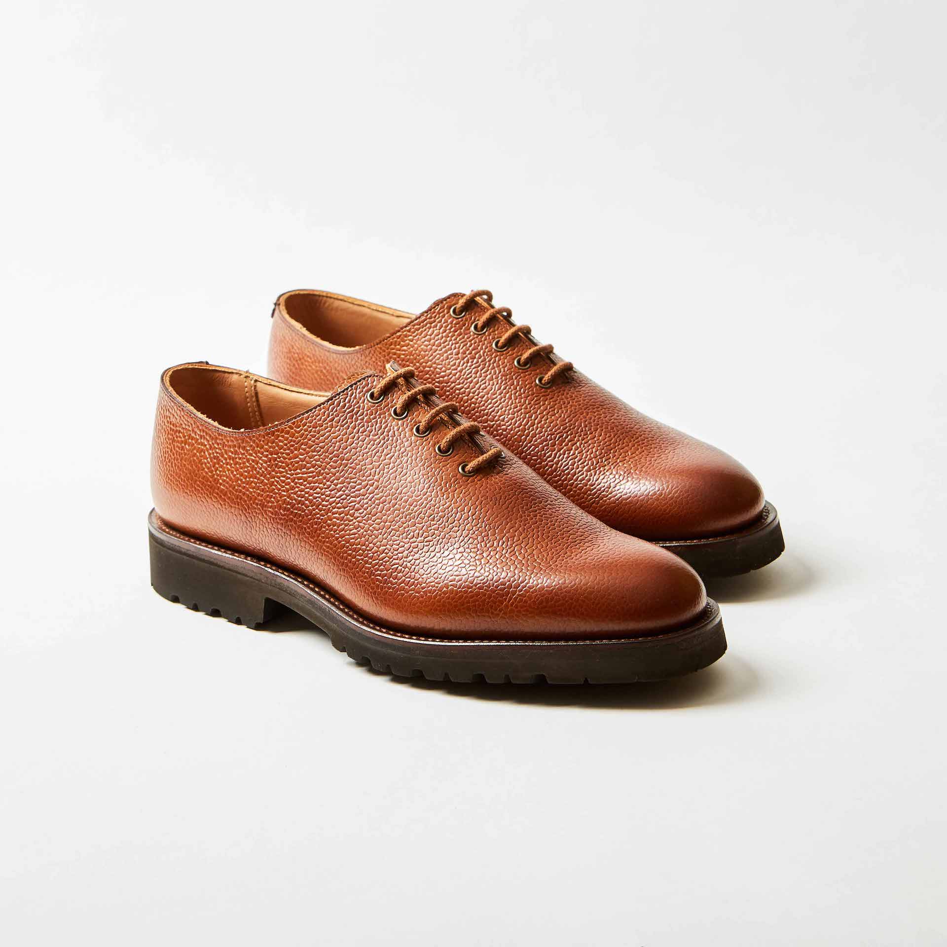 Crockett & Jones for Bowhill & Elliott - Wensum Tan Scotch Grain