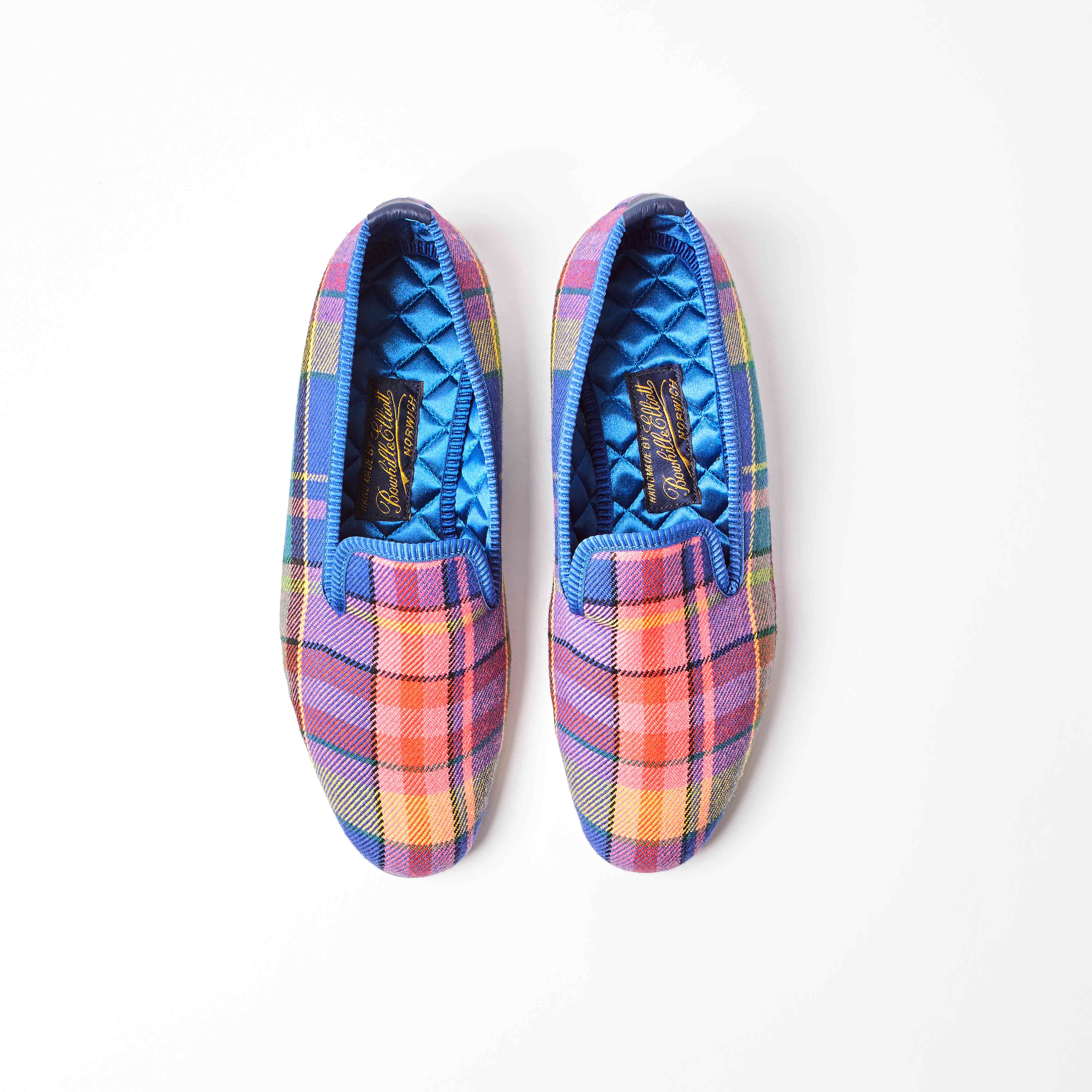 Limited Edition - Bowhill & Elliott x Dashing Tweeds JV Check Albert Slippers
