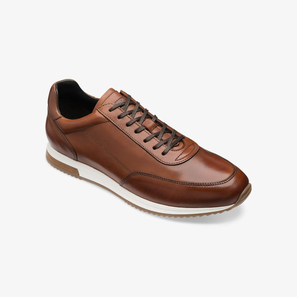 Bannister Cedar Calf Leather Trainers