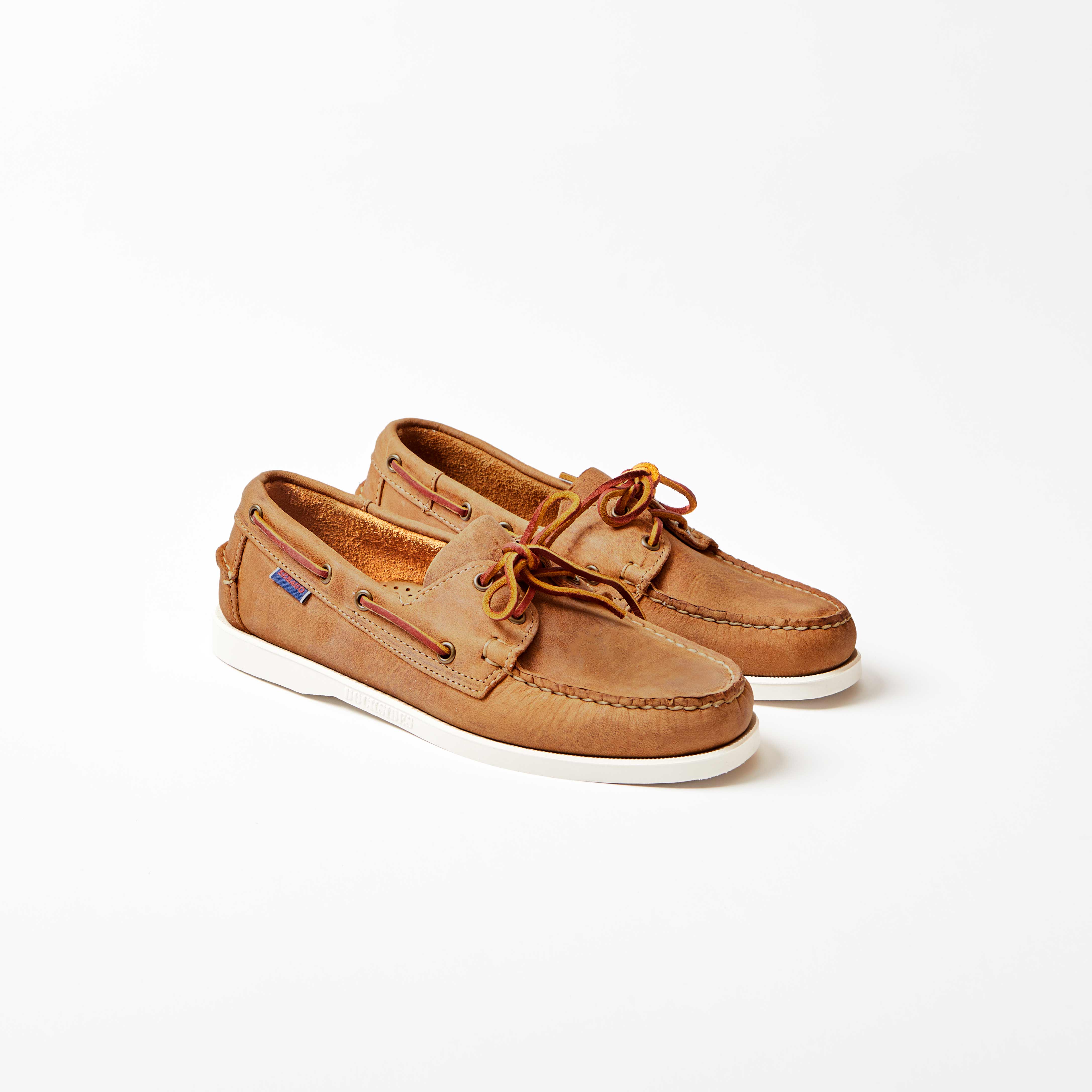 Dockside Portland Crazy Horse Womens Tan Deck Shoe