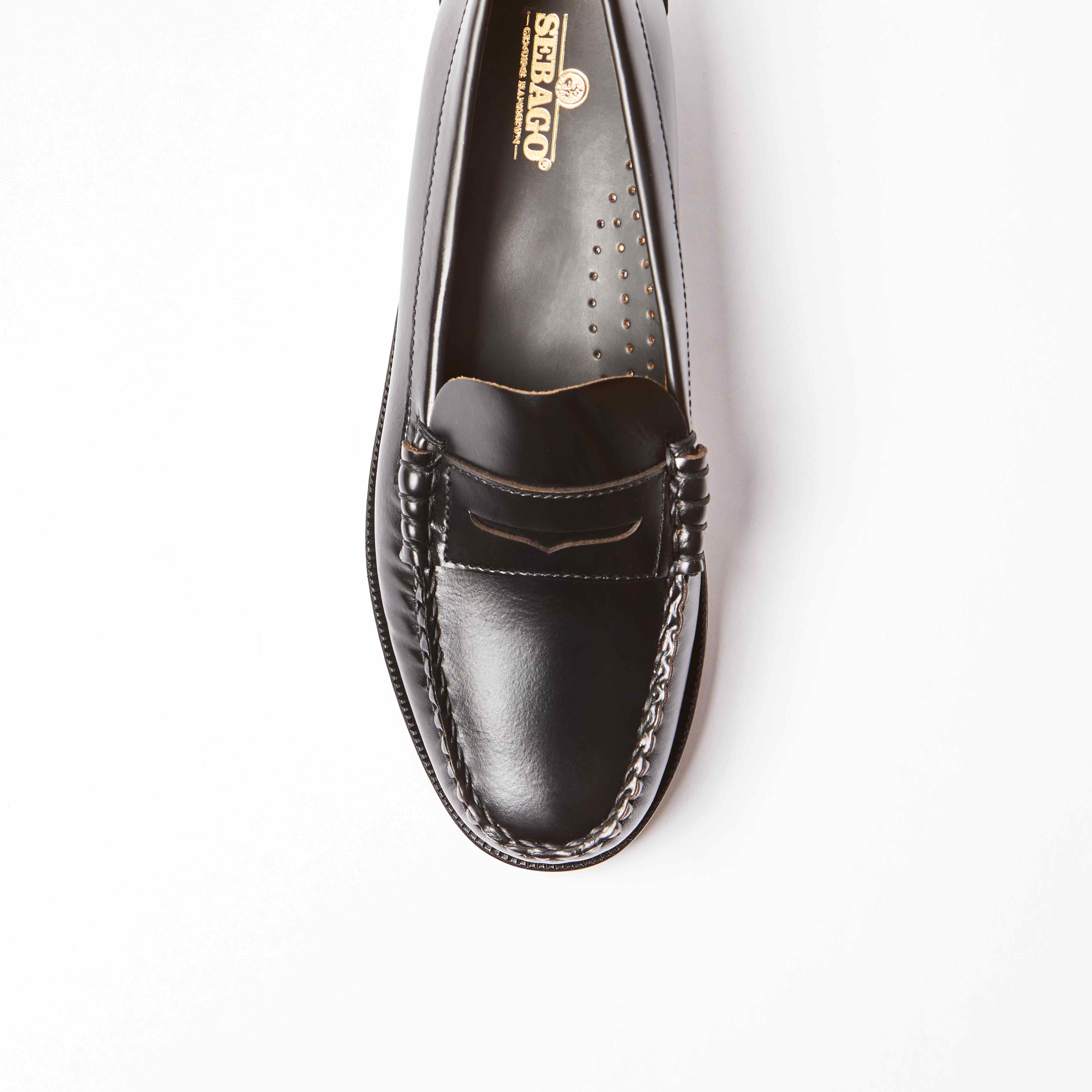 Citysides Womens Black Classic Dan Leather Loafer