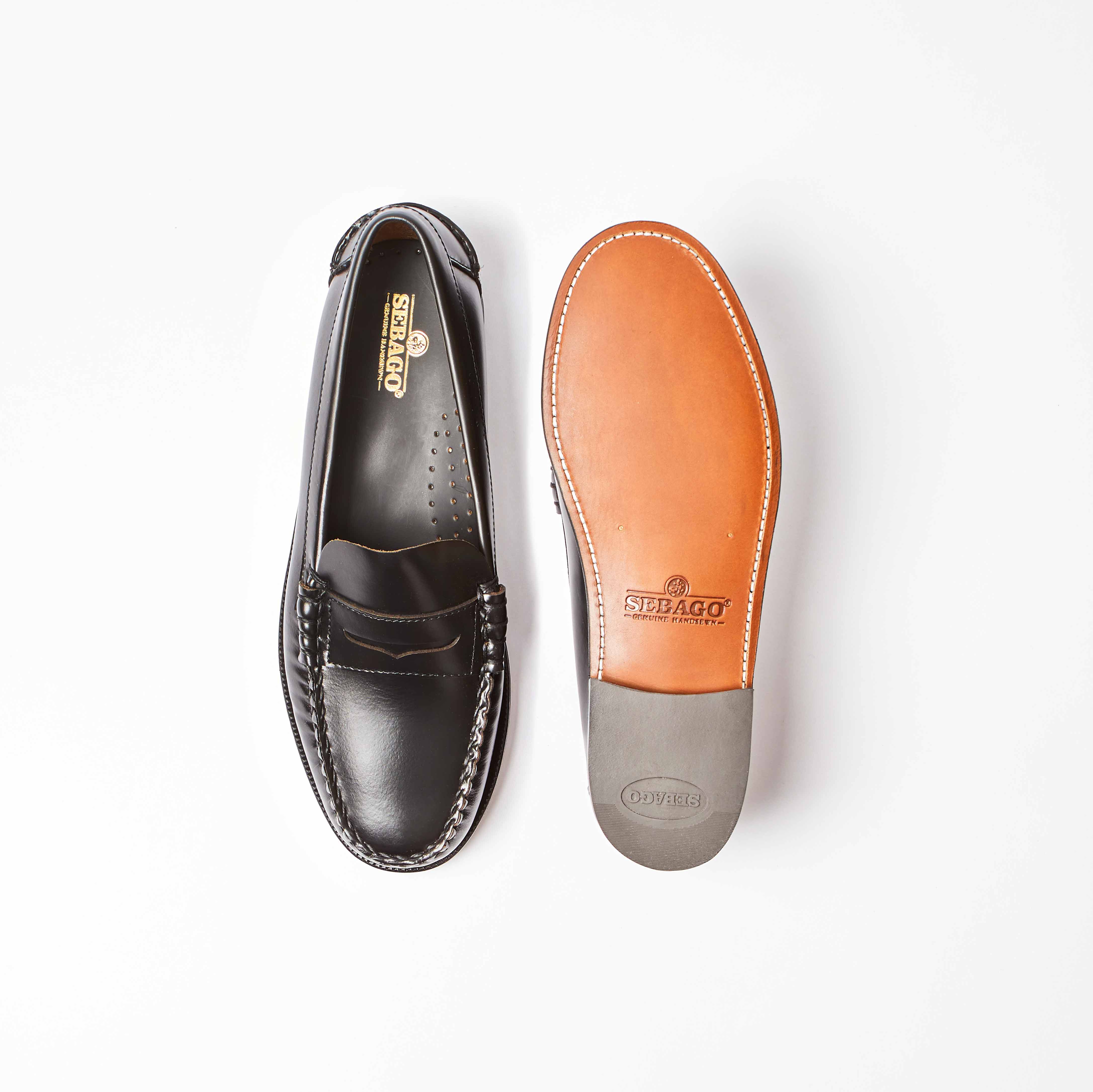 Citysides Womens Black Classic Dan Leather Loafer