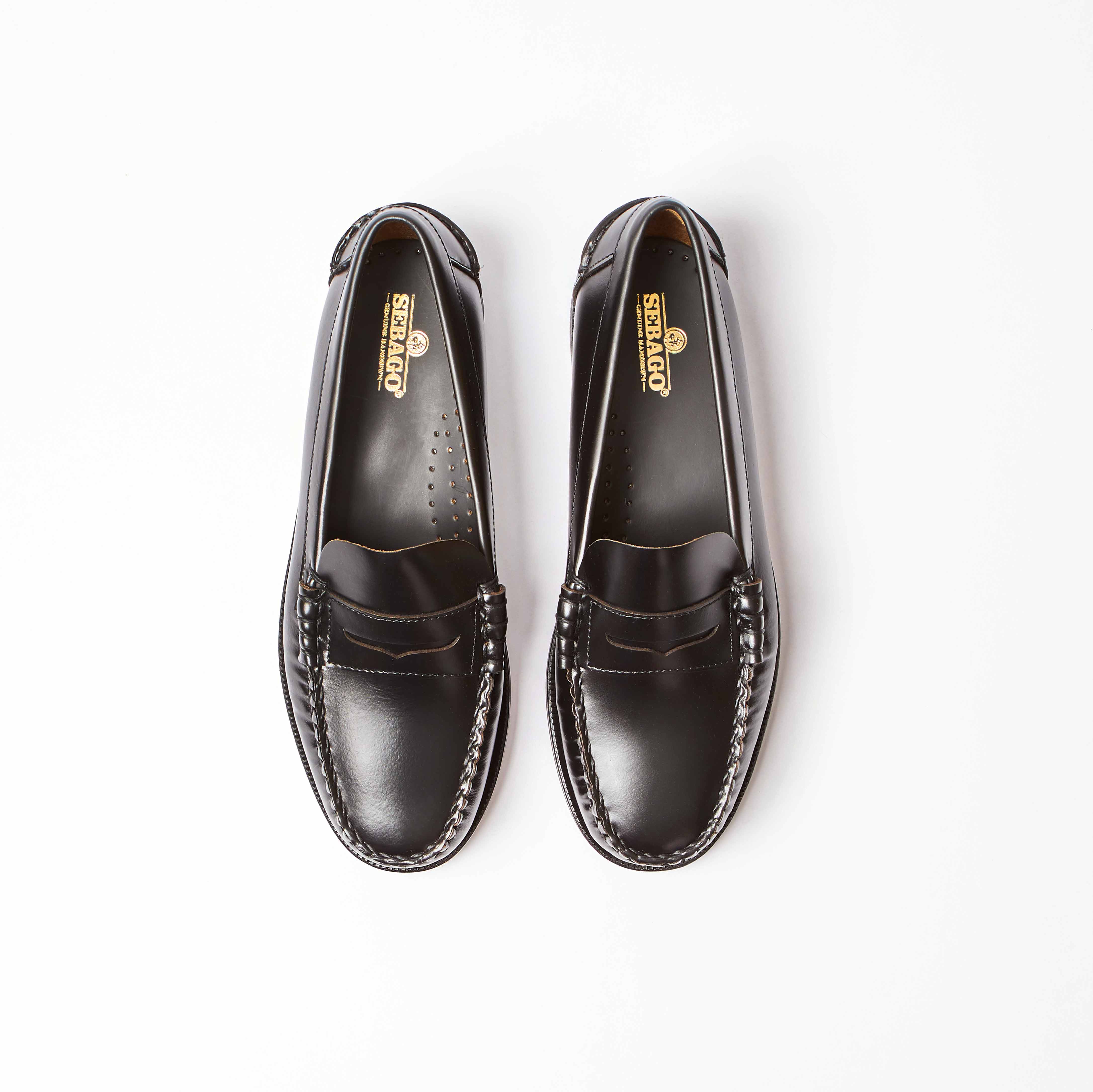 Citysides Womens Black Classic Dan Leather Loafer