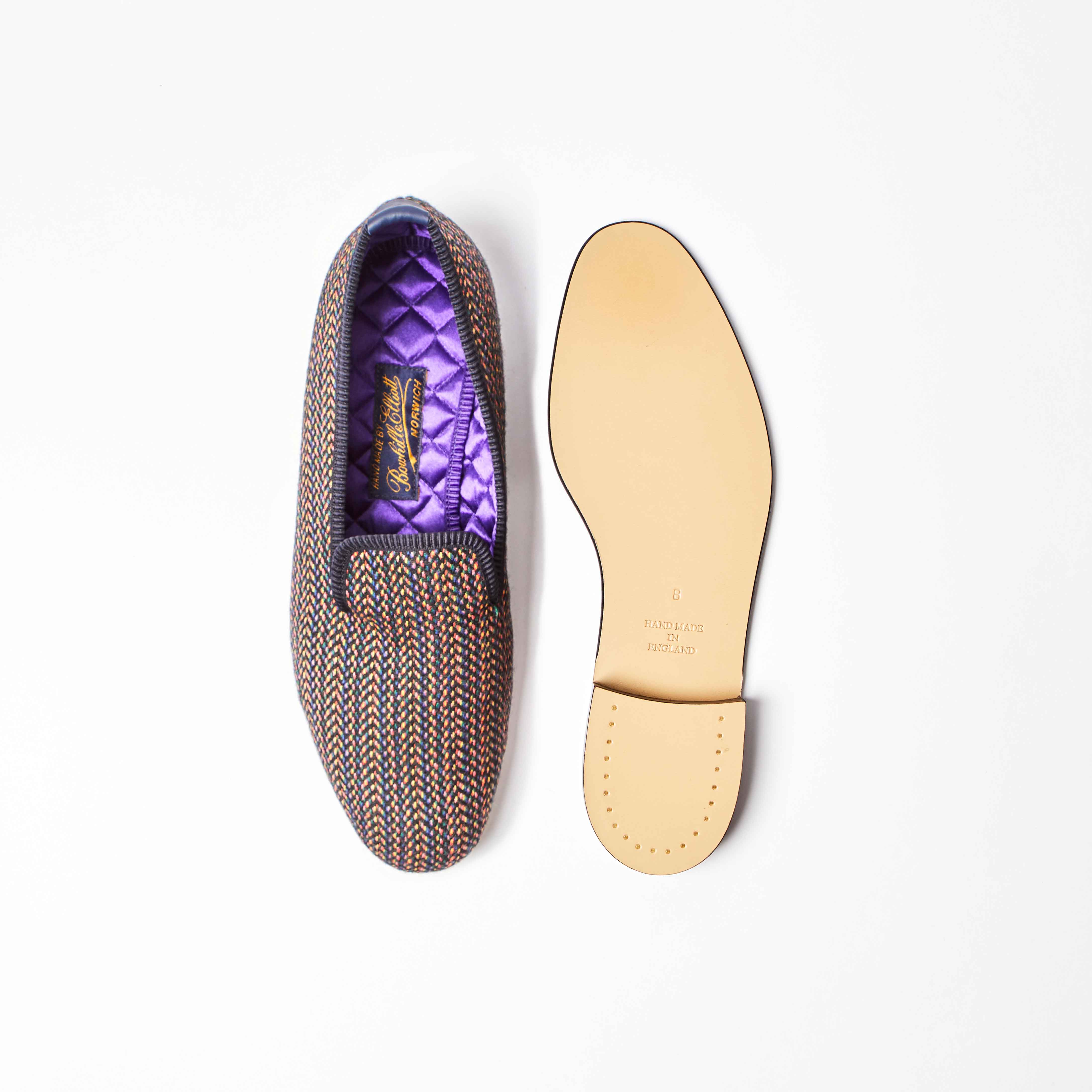 Limited Edition - Bowhill & Elliott x Dashing Tweeds Slipstream Albert Slippers