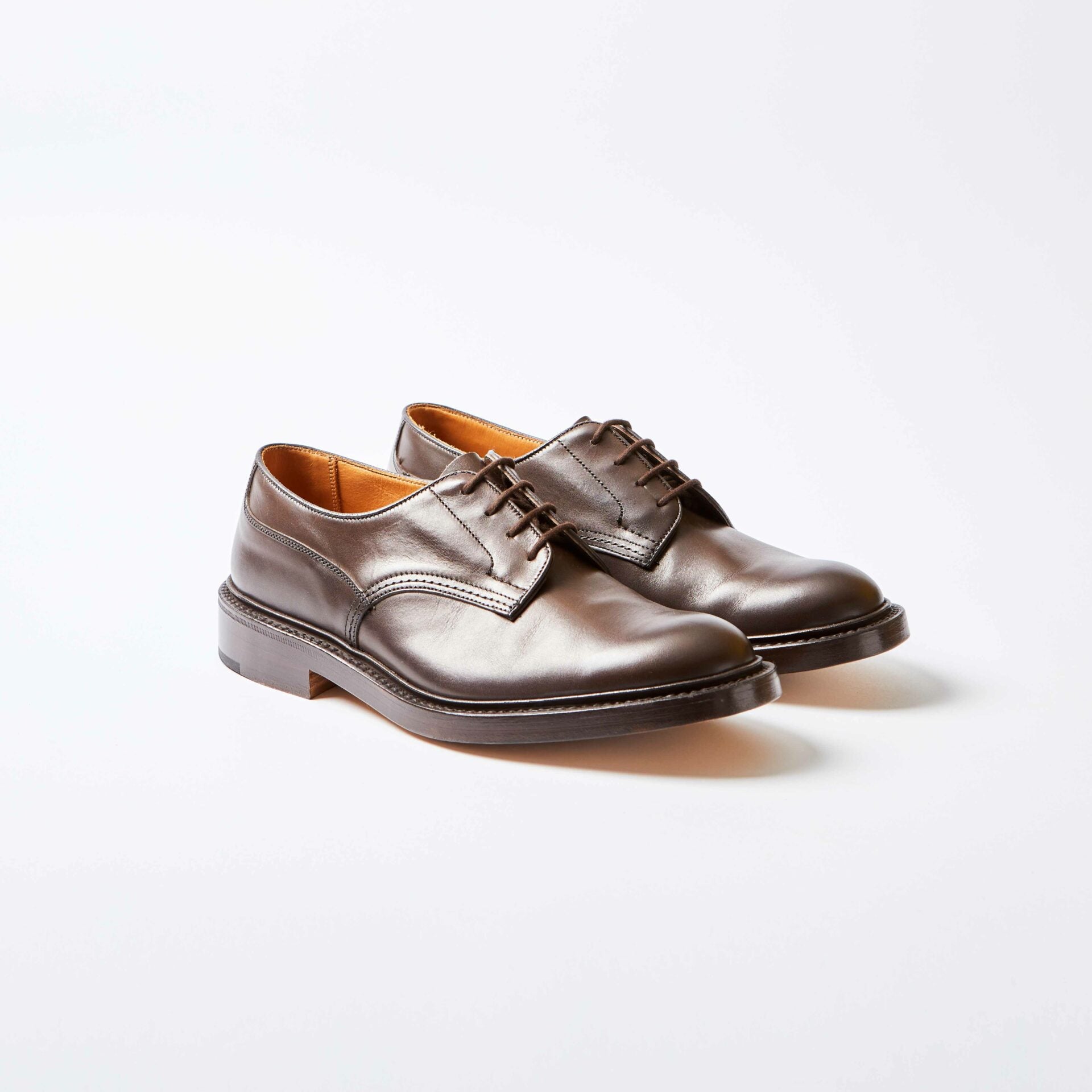 Woodstock Espresso Brown Plain Derby