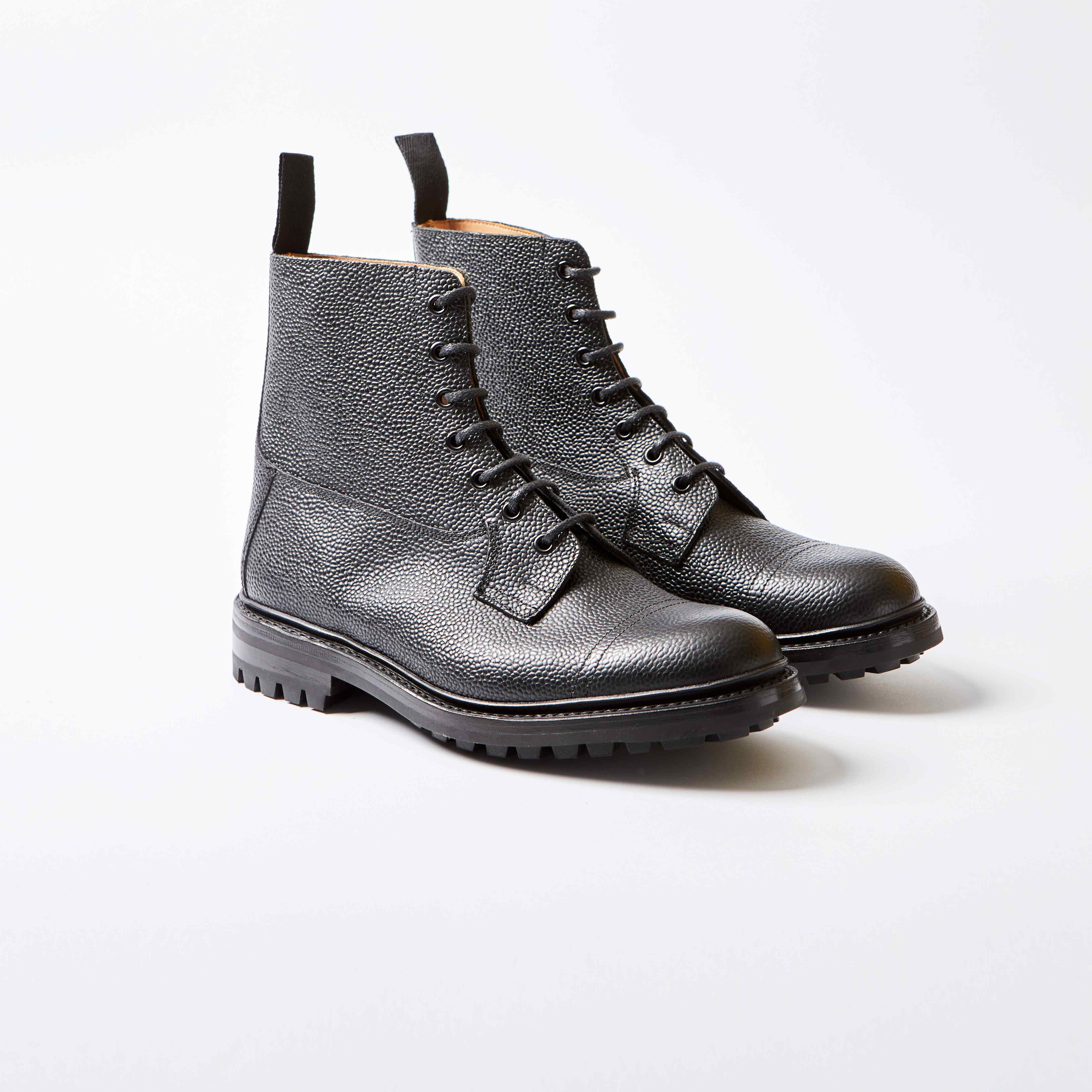 Grassmere Black Scotch Grain Super Boots