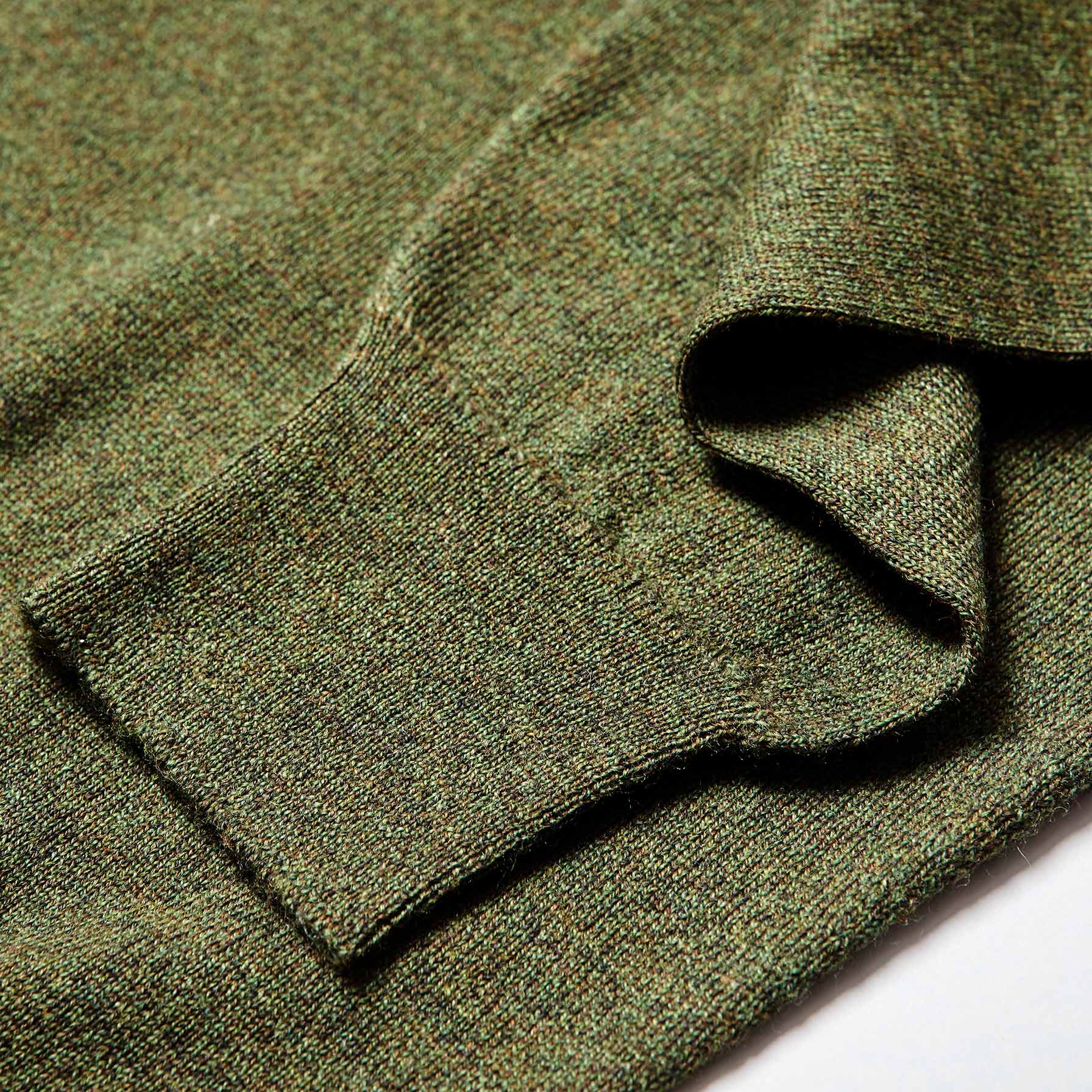 The Merino Polo in Green