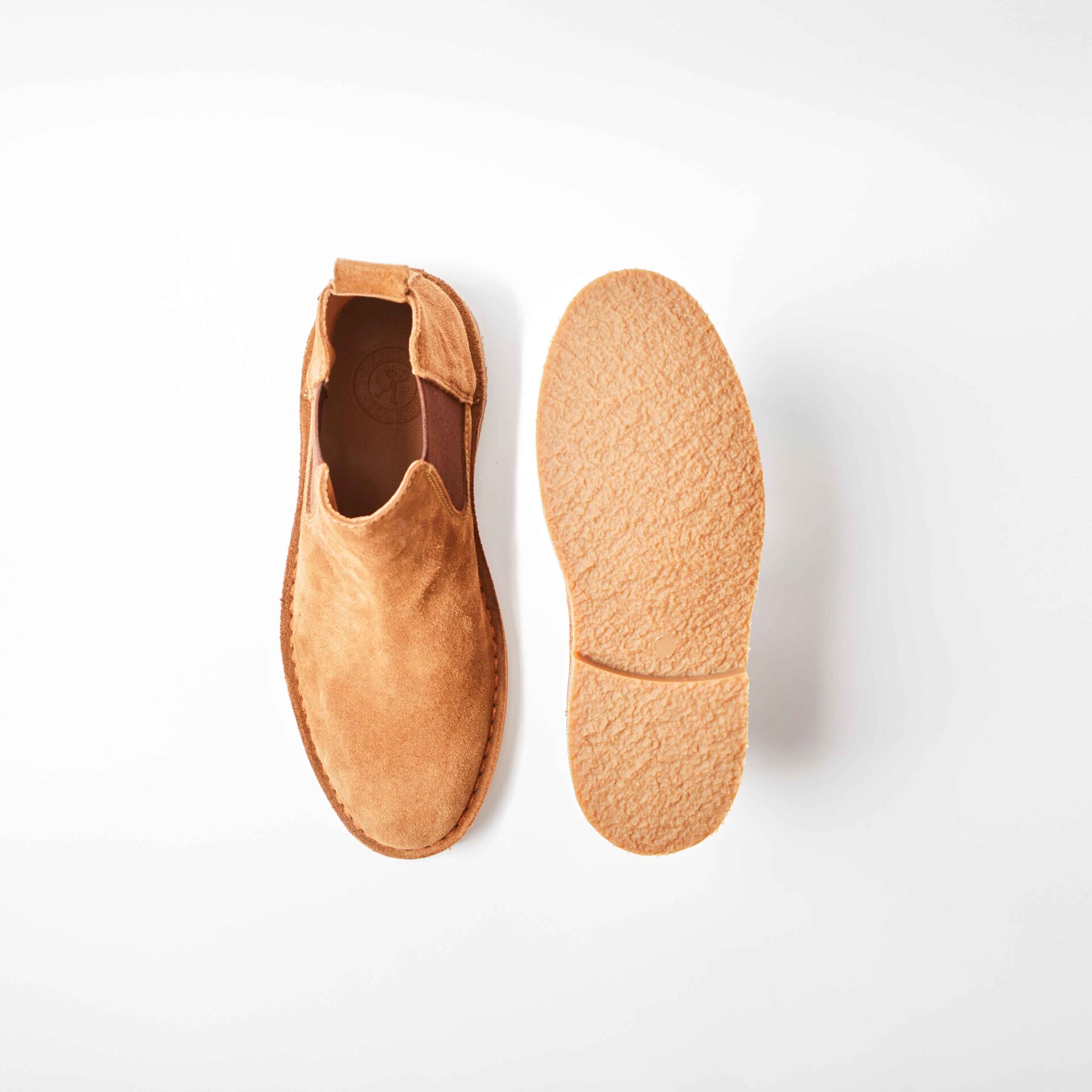 Rambla Tan Suede Chelsea Boot