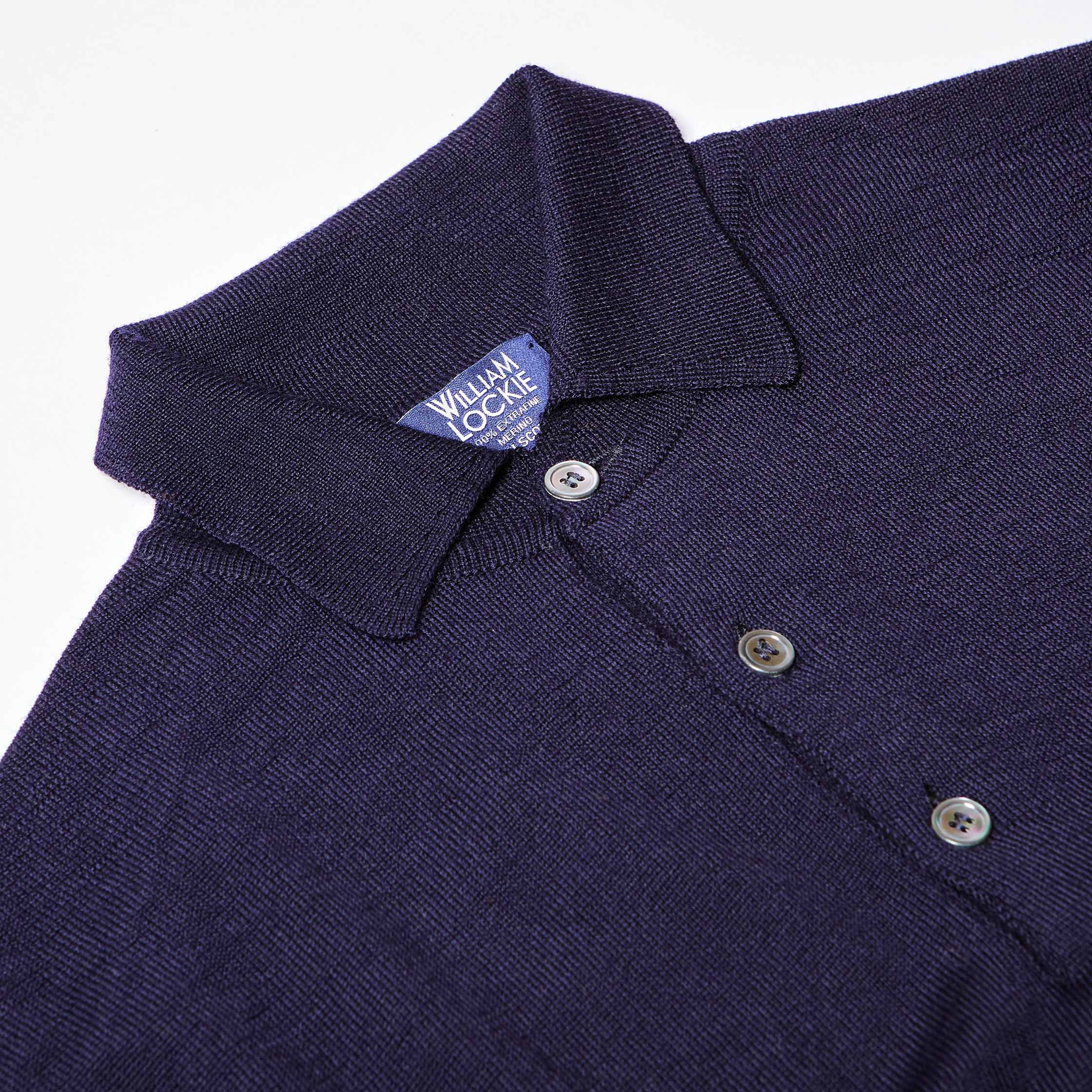 The Merino Polo in Navy