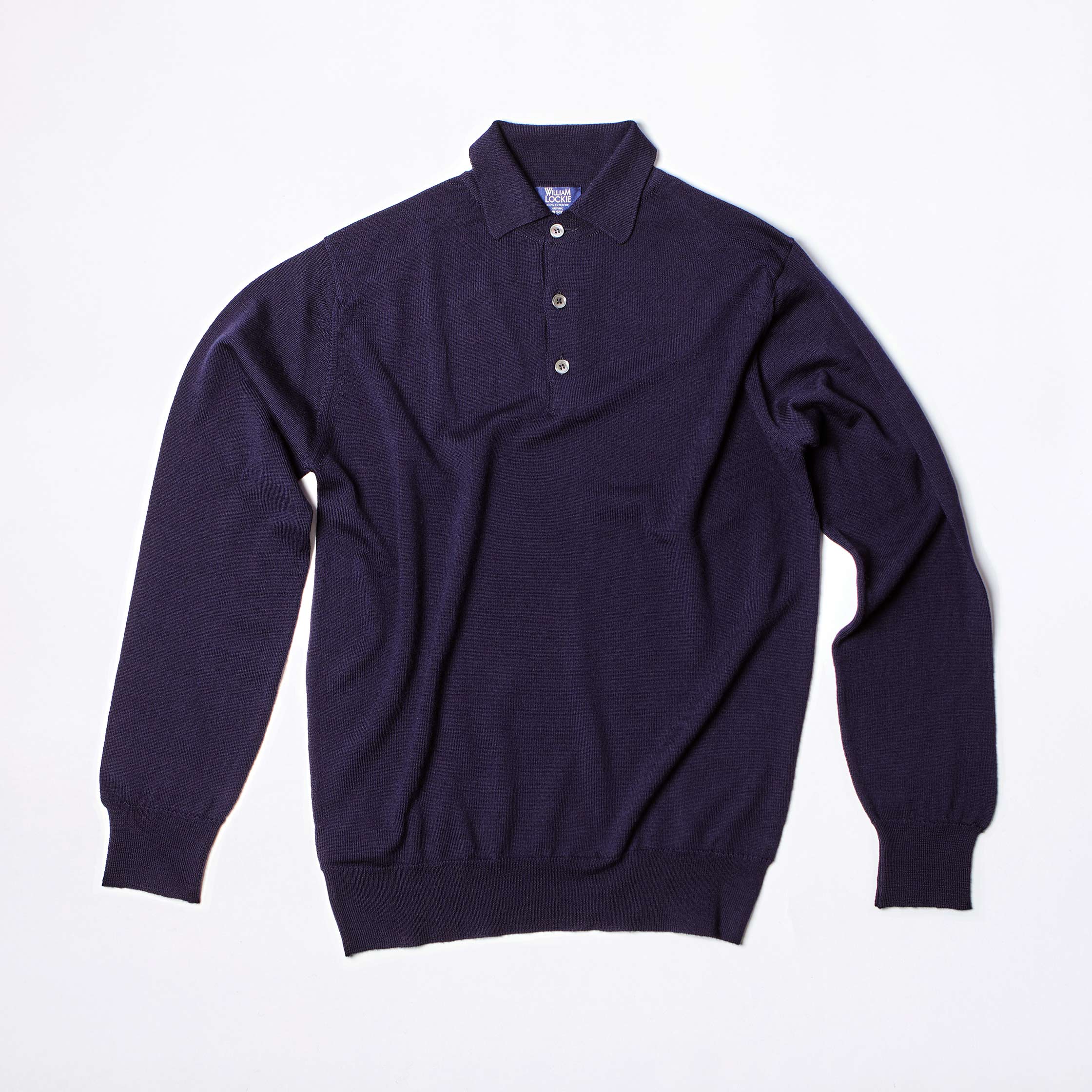 The Merino Polo in Navy