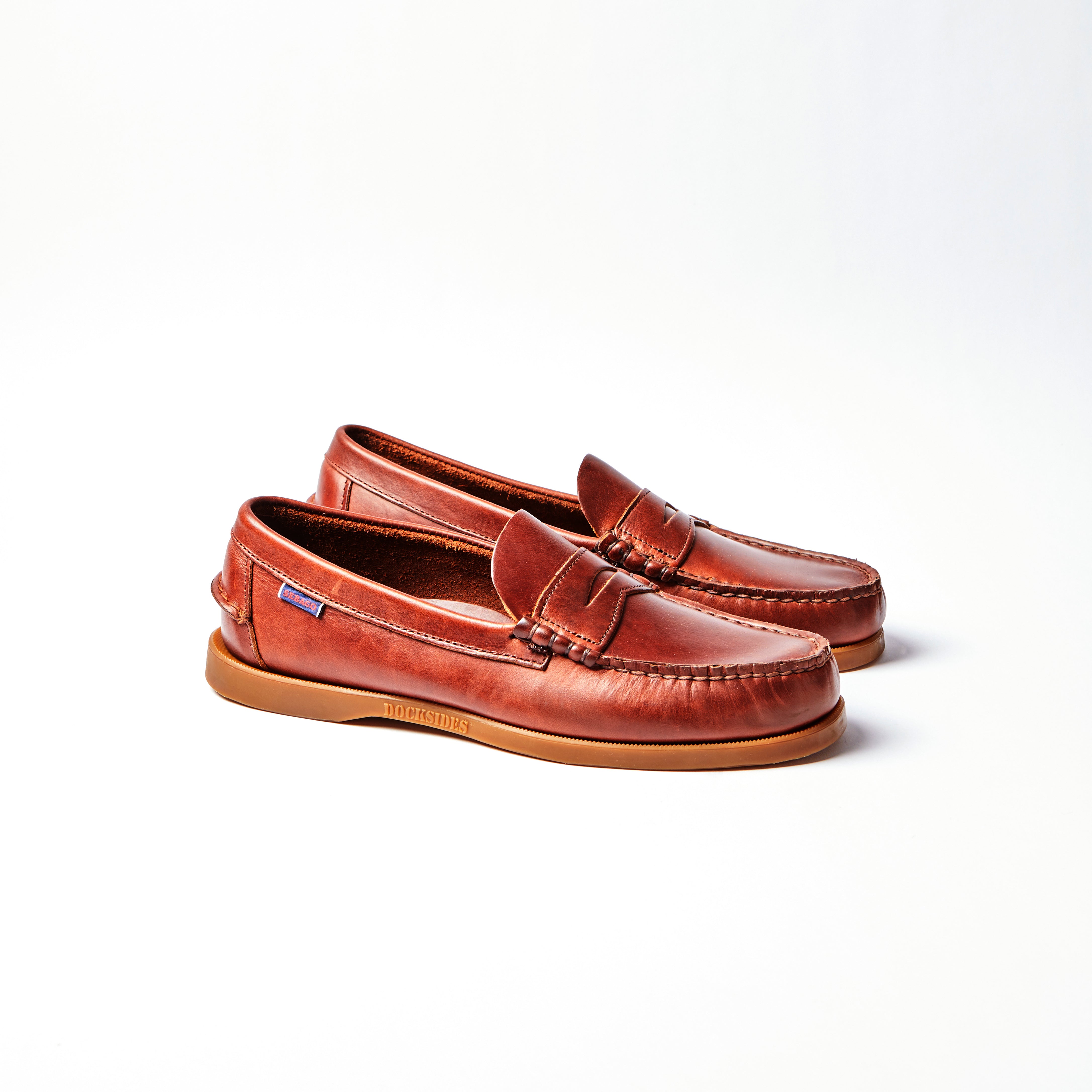 Dolphin Loafer in Waxed Brown Gum