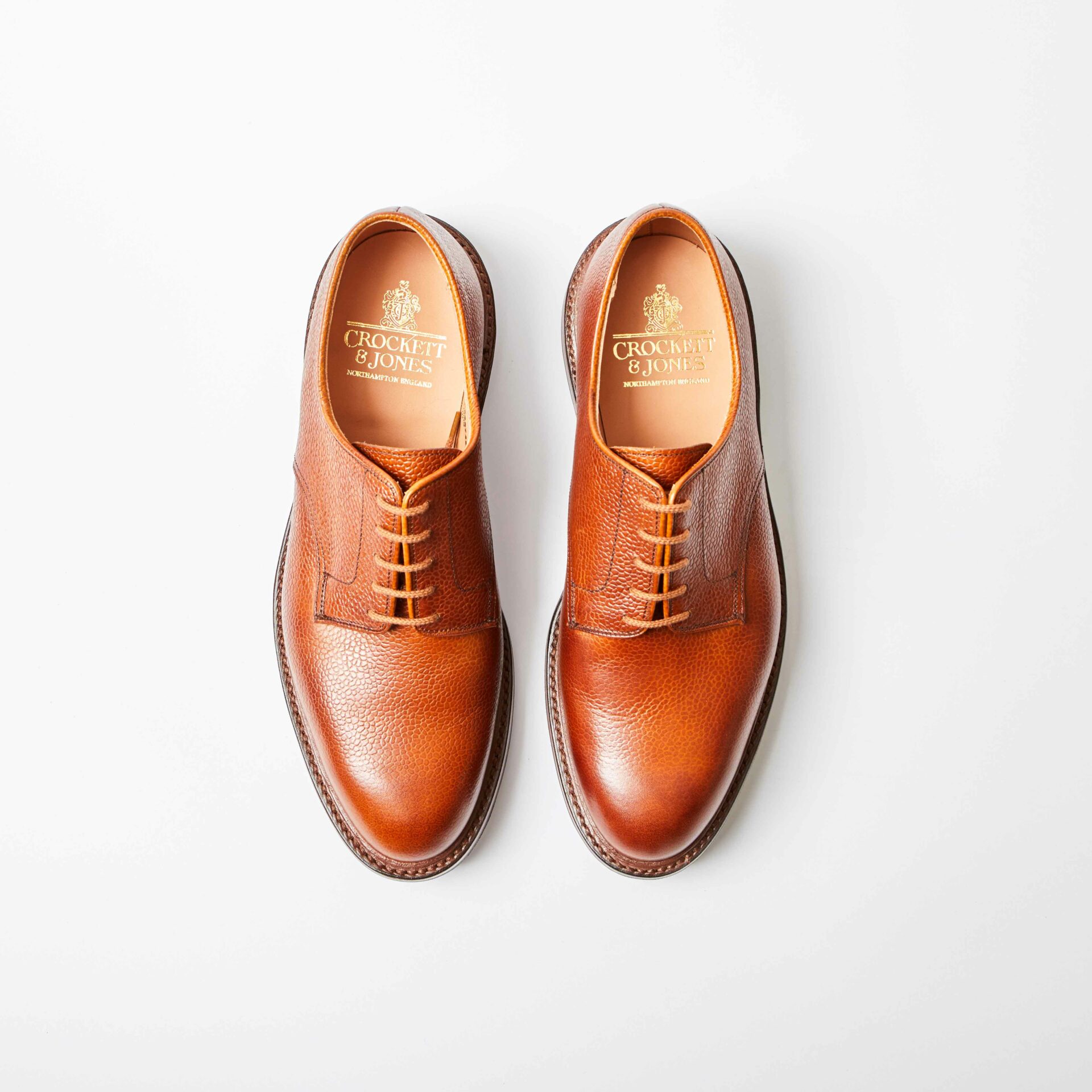 Crockett & Jones Grasmere Tan Derby | Bowhill & Elliott | Bowhill