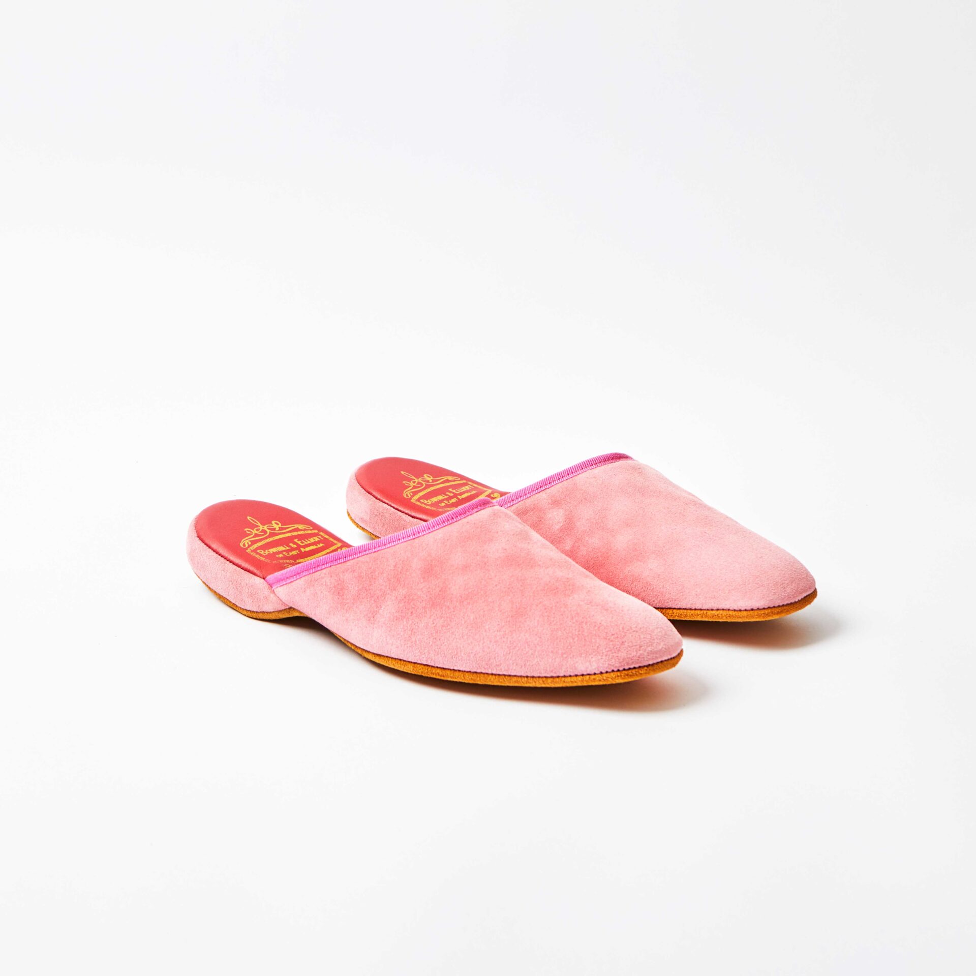 Pink Suede Mule Slipper