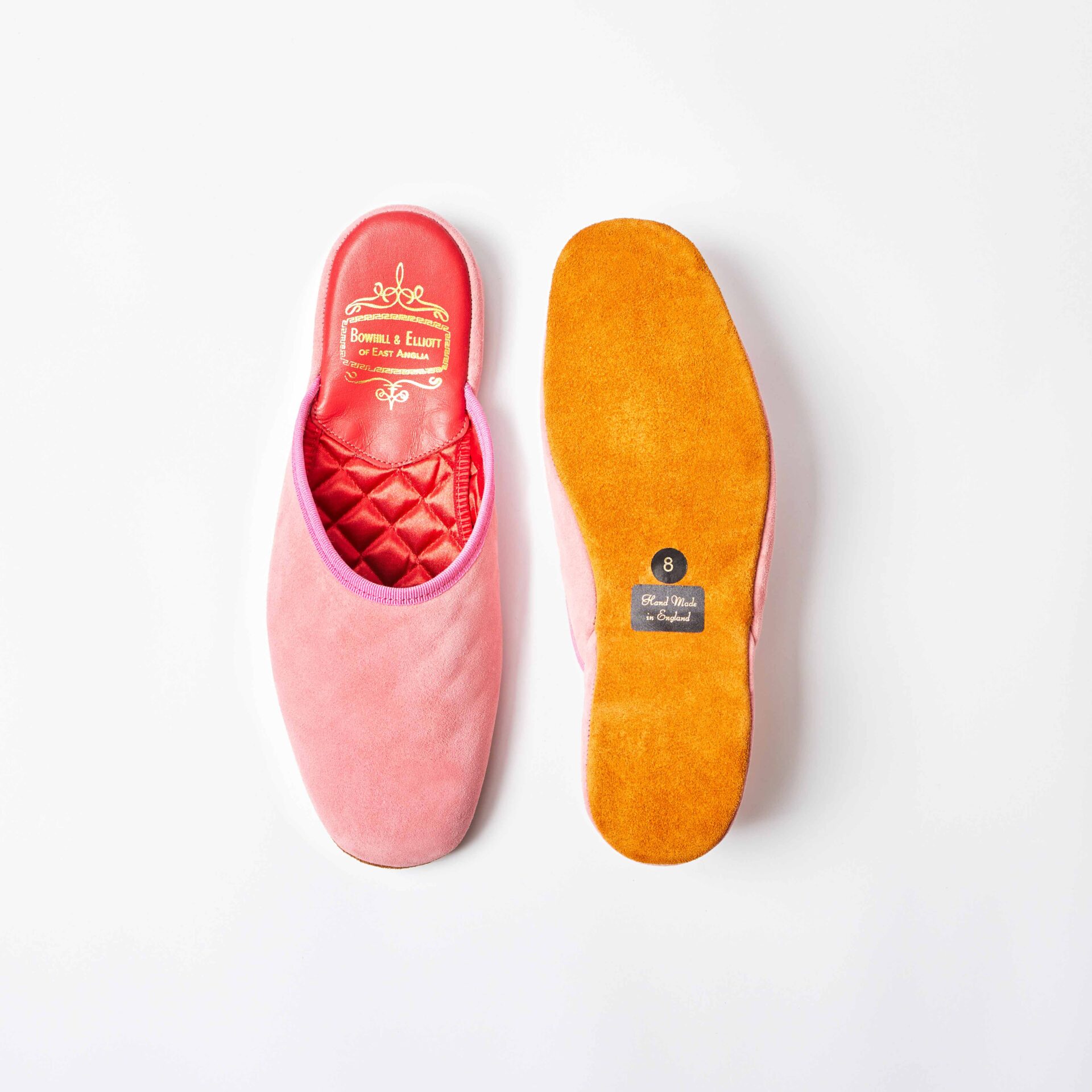 Pink Suede Mule Slipper