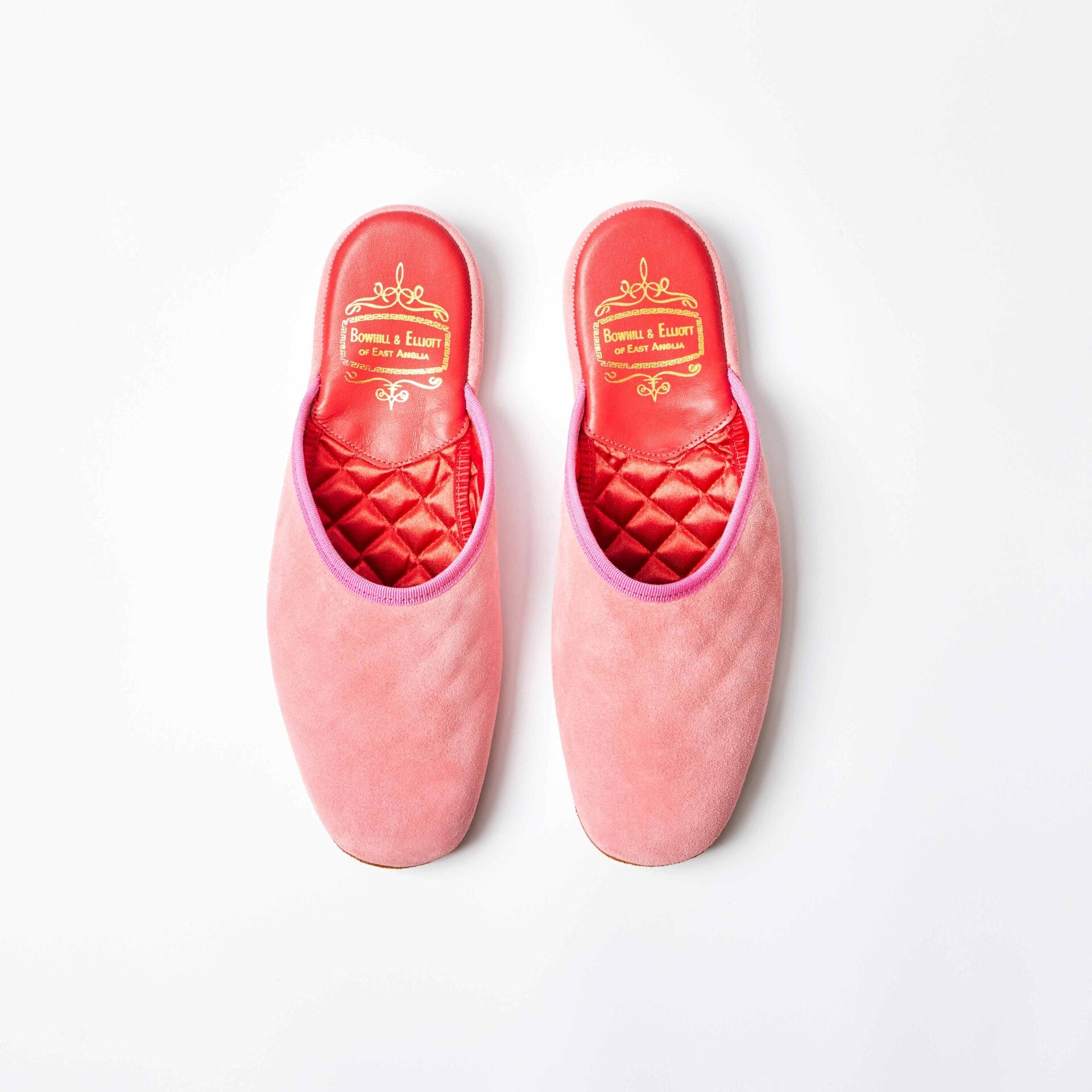 Pink Suede Mule Slipper