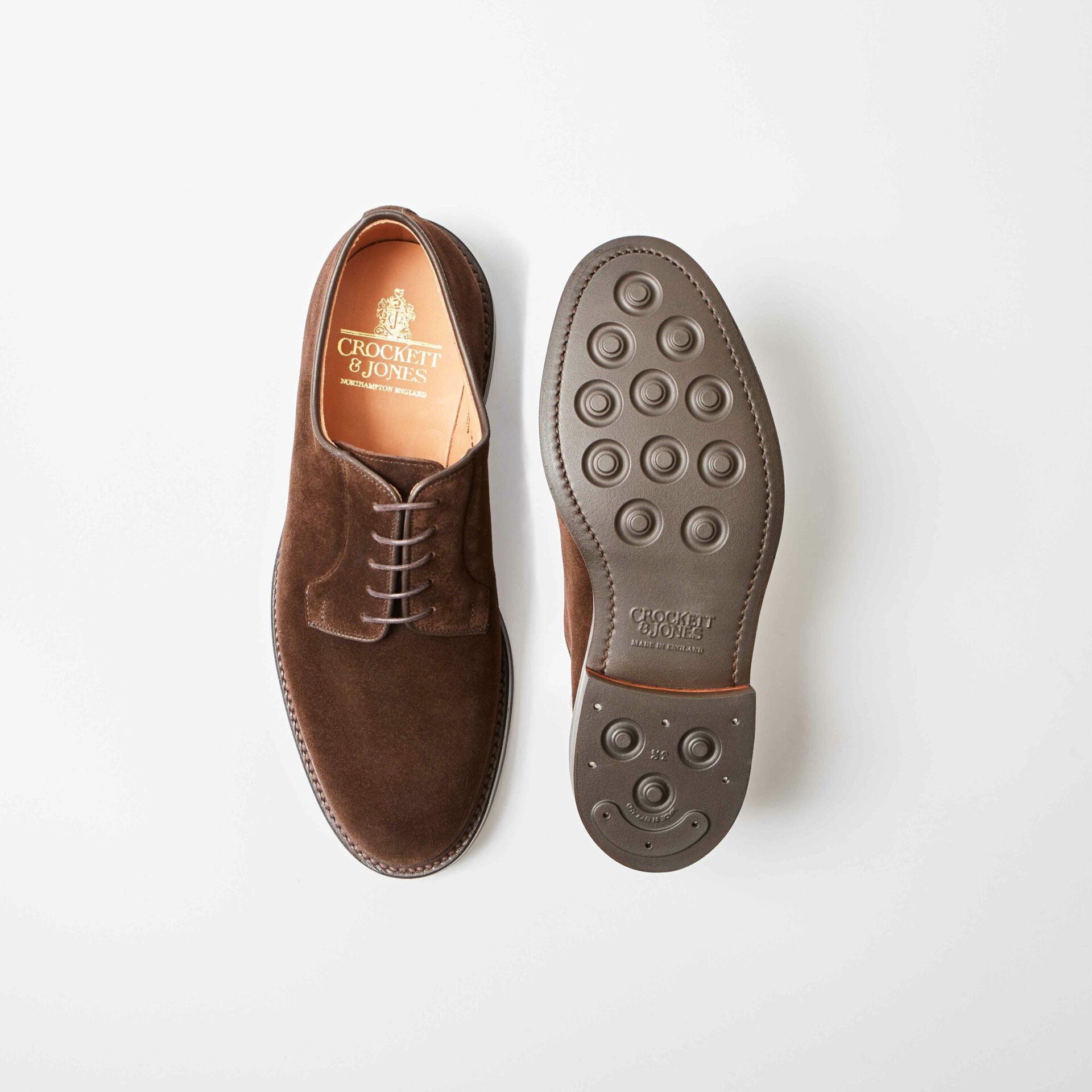 Lanark 3 Dark Brown Suede Derby