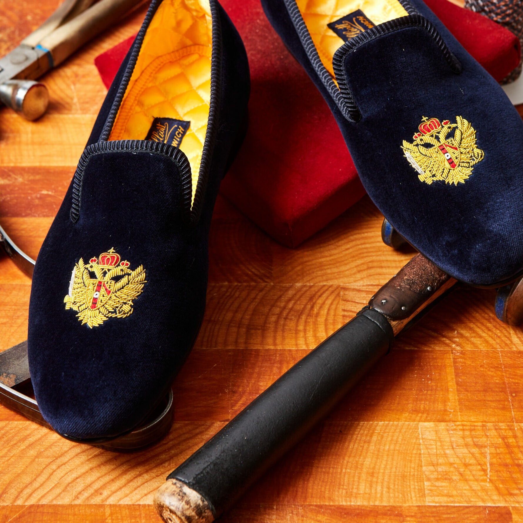 Bespoke Embroidered Slippers