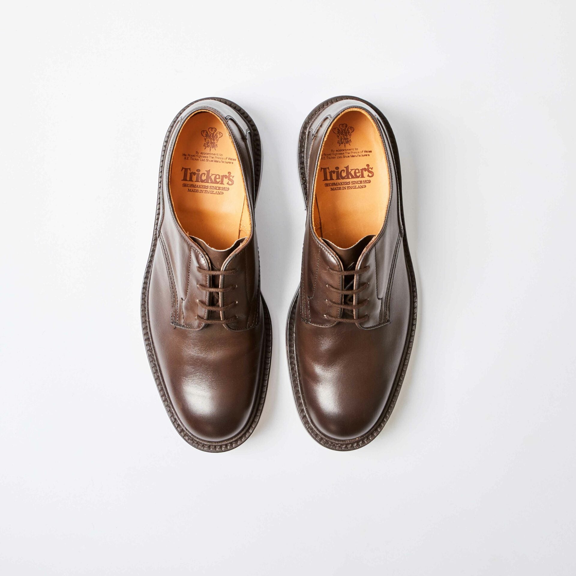 Woodstock Espresso Brown Plain Derby