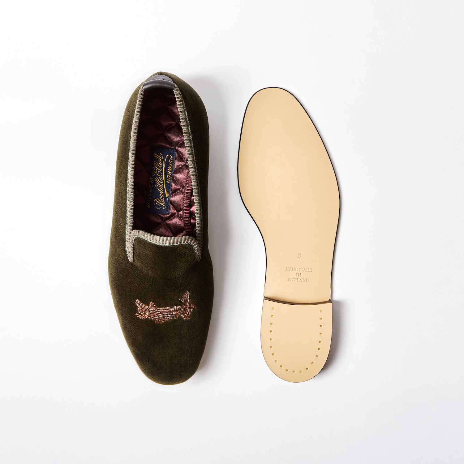 Bespoke Embroidered Slippers