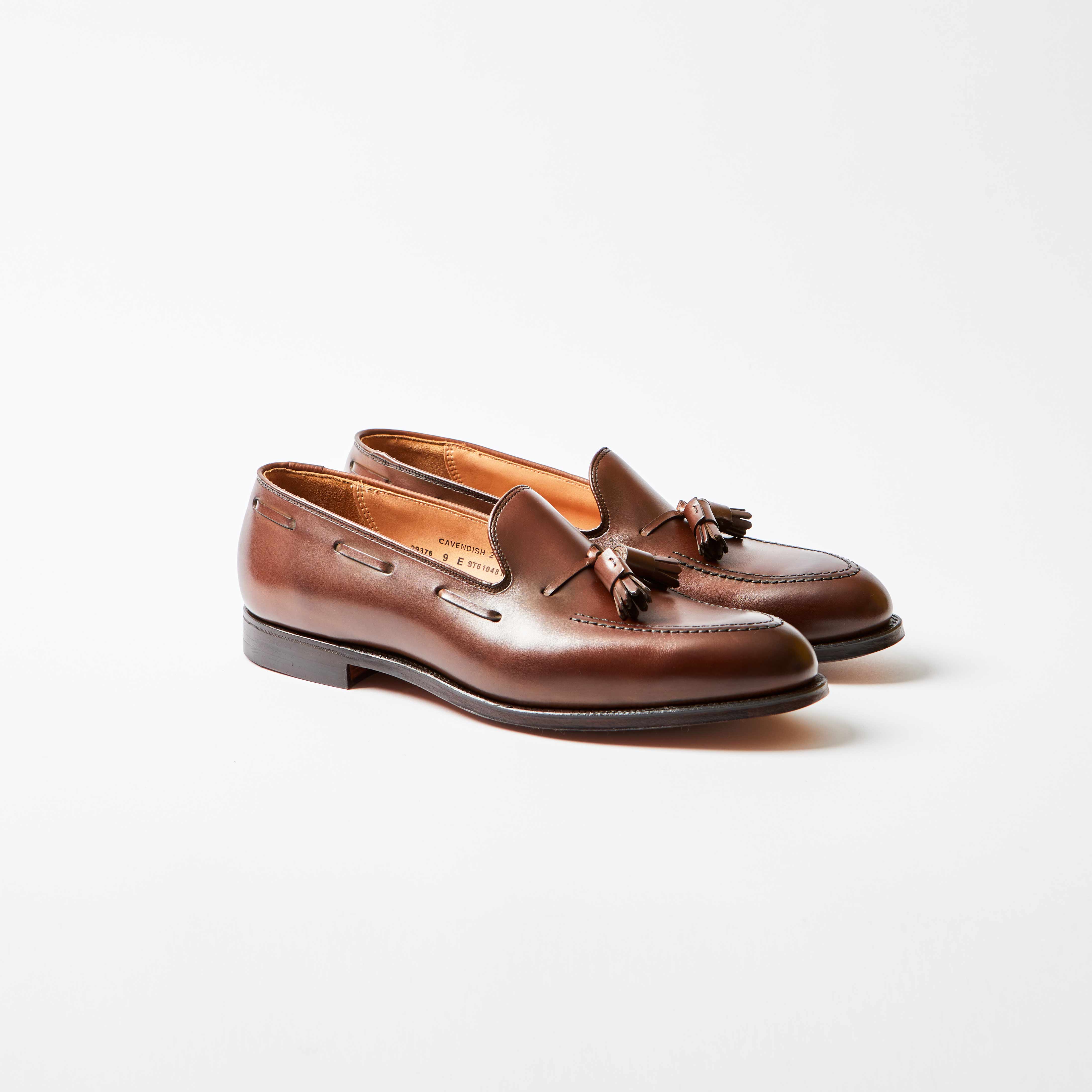 Cavendish Dark Brown Burnished Calf Loafer | Bowhill and Elliott