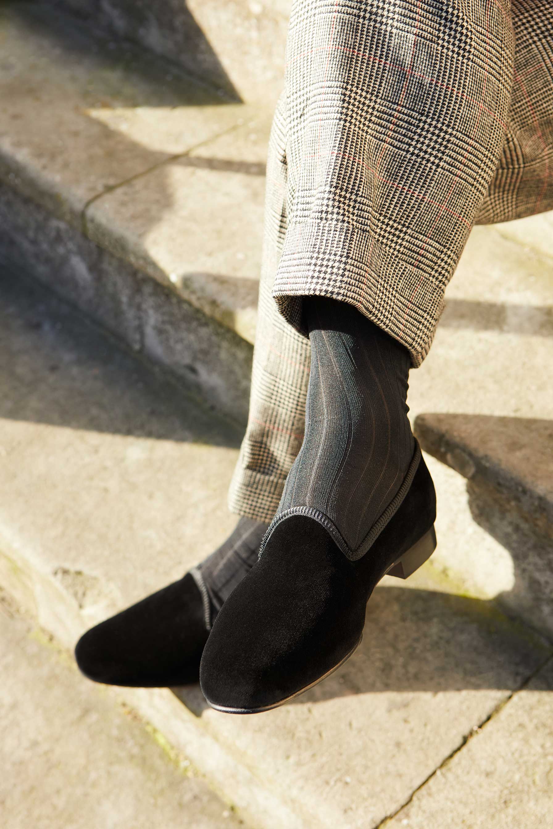 Black Velvet Plain Venetian