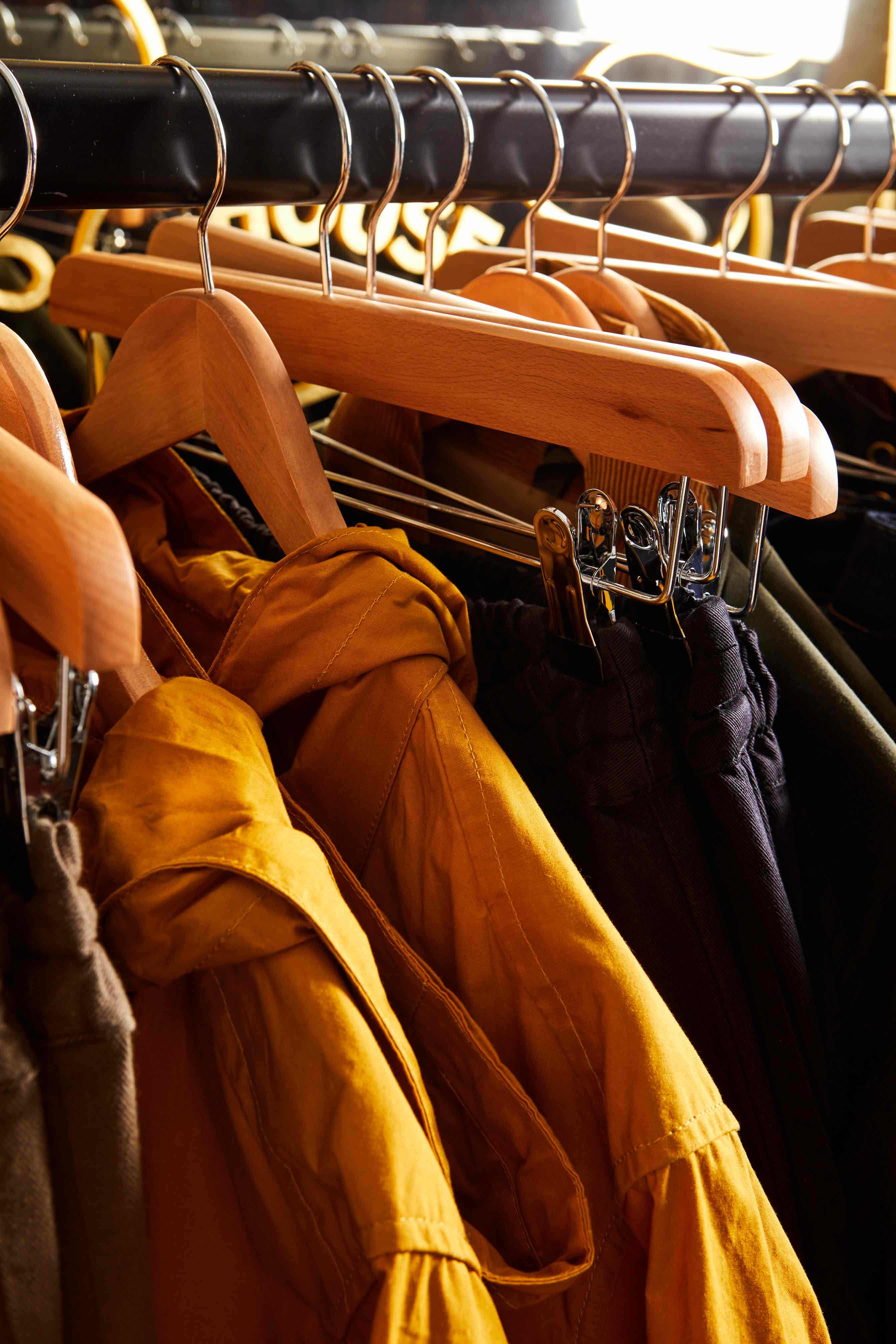 The Hooded Smock in Mustard