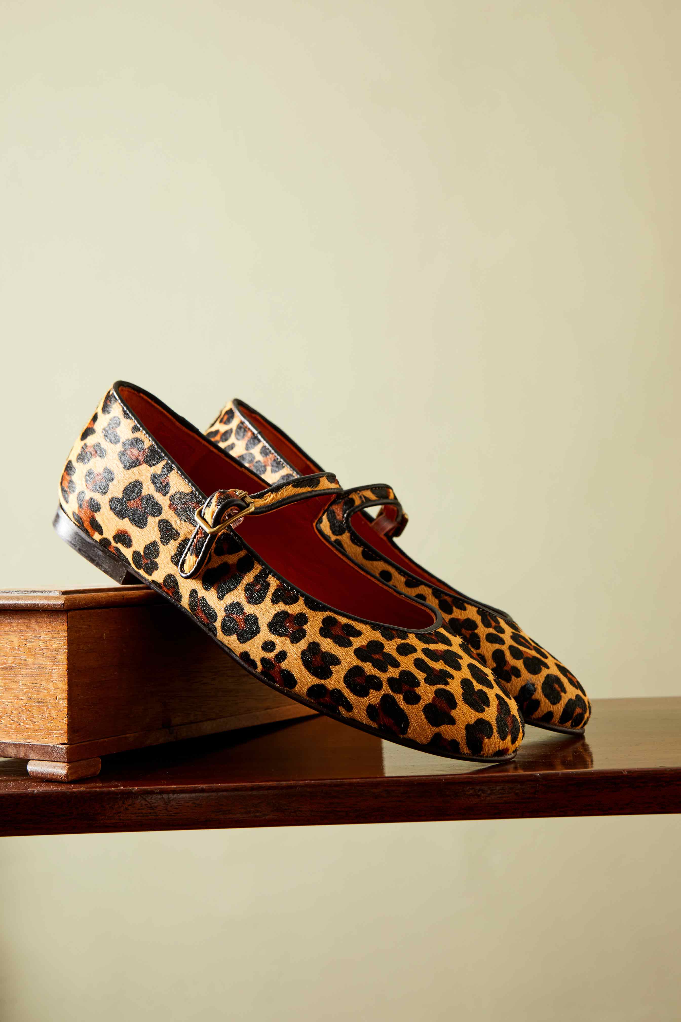 Fay Leopard Pony Mary Jane