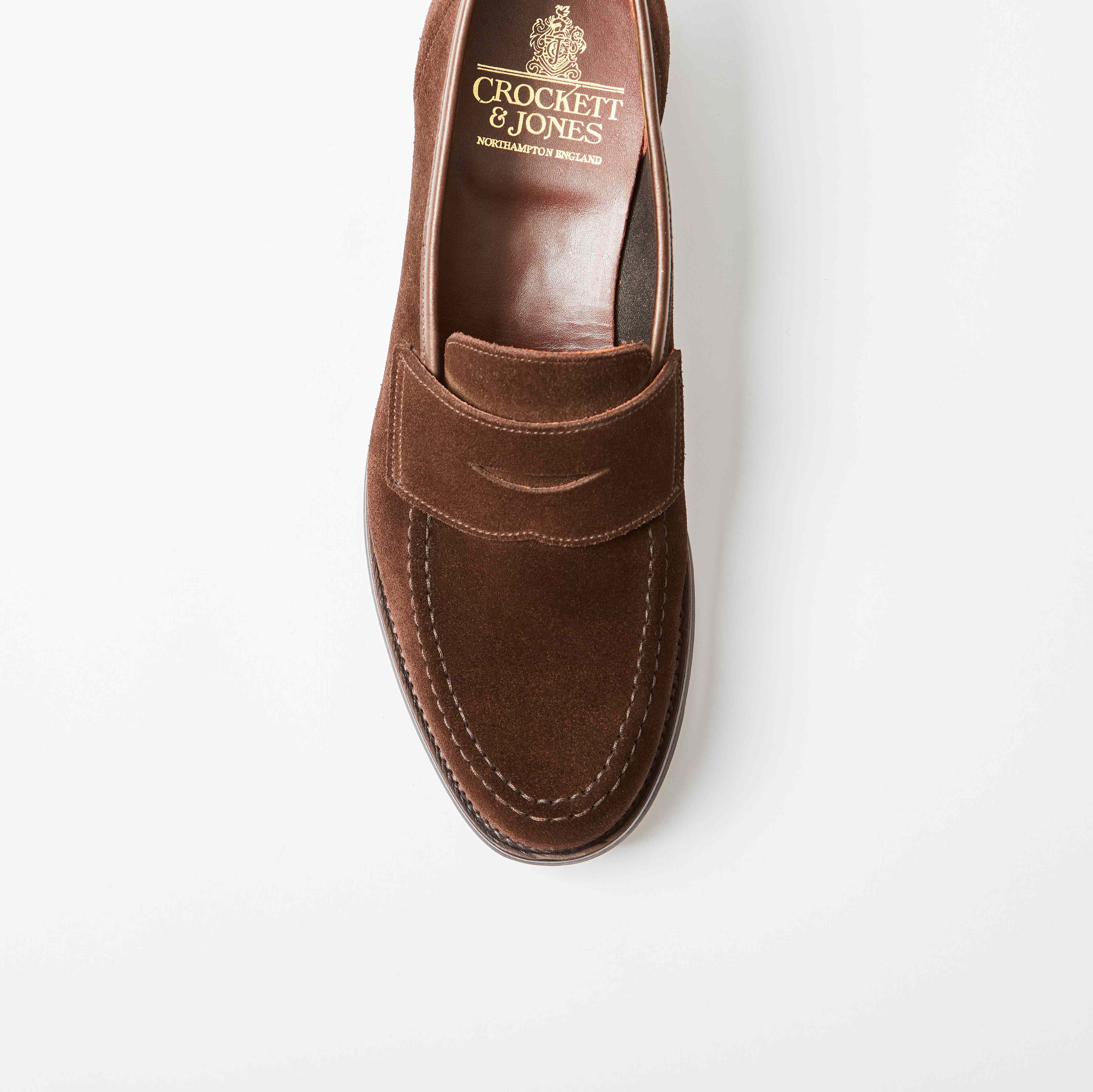 Harvard 2 Dark Brown Suede Loafer