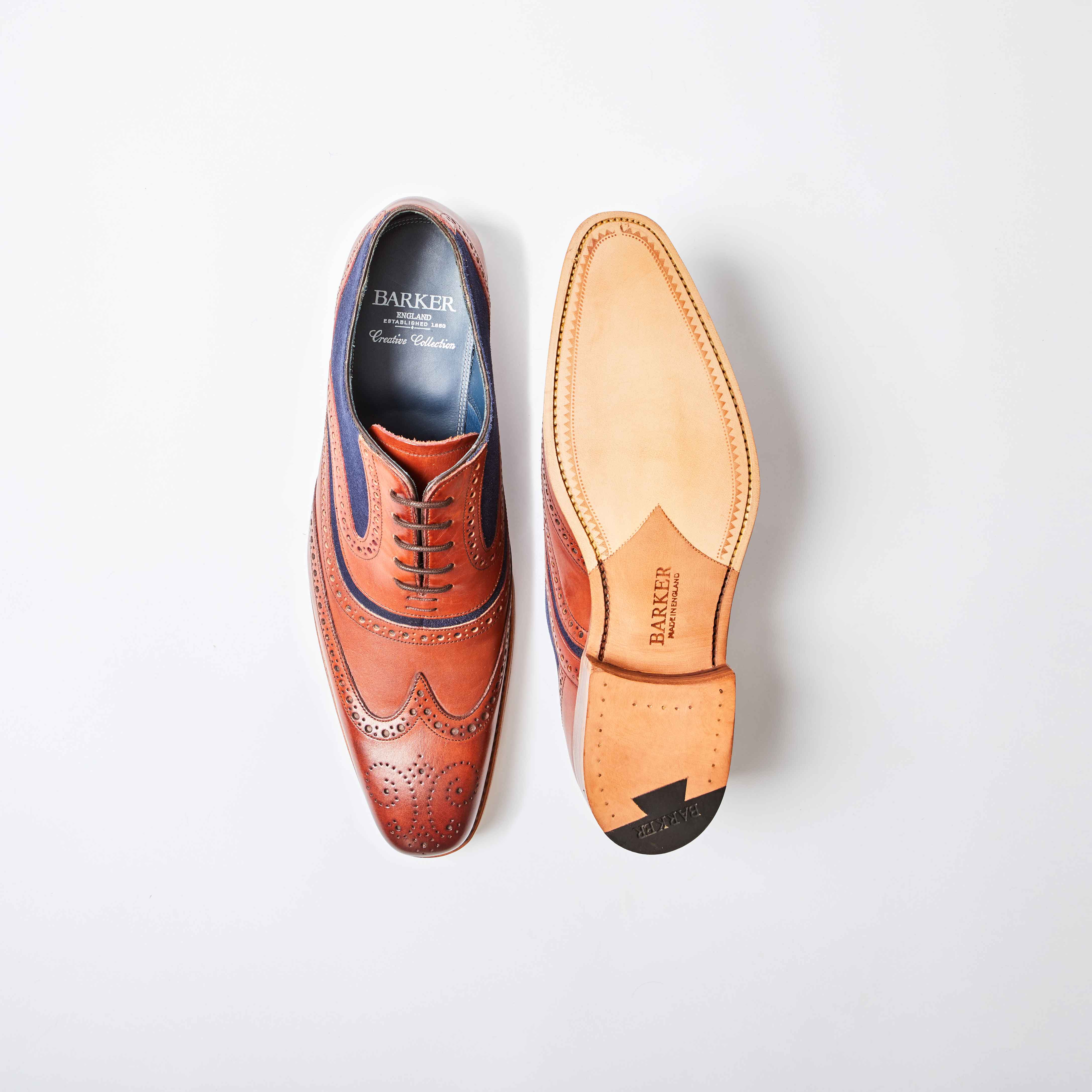 McClean Rosewood Suede - Navy Calf
