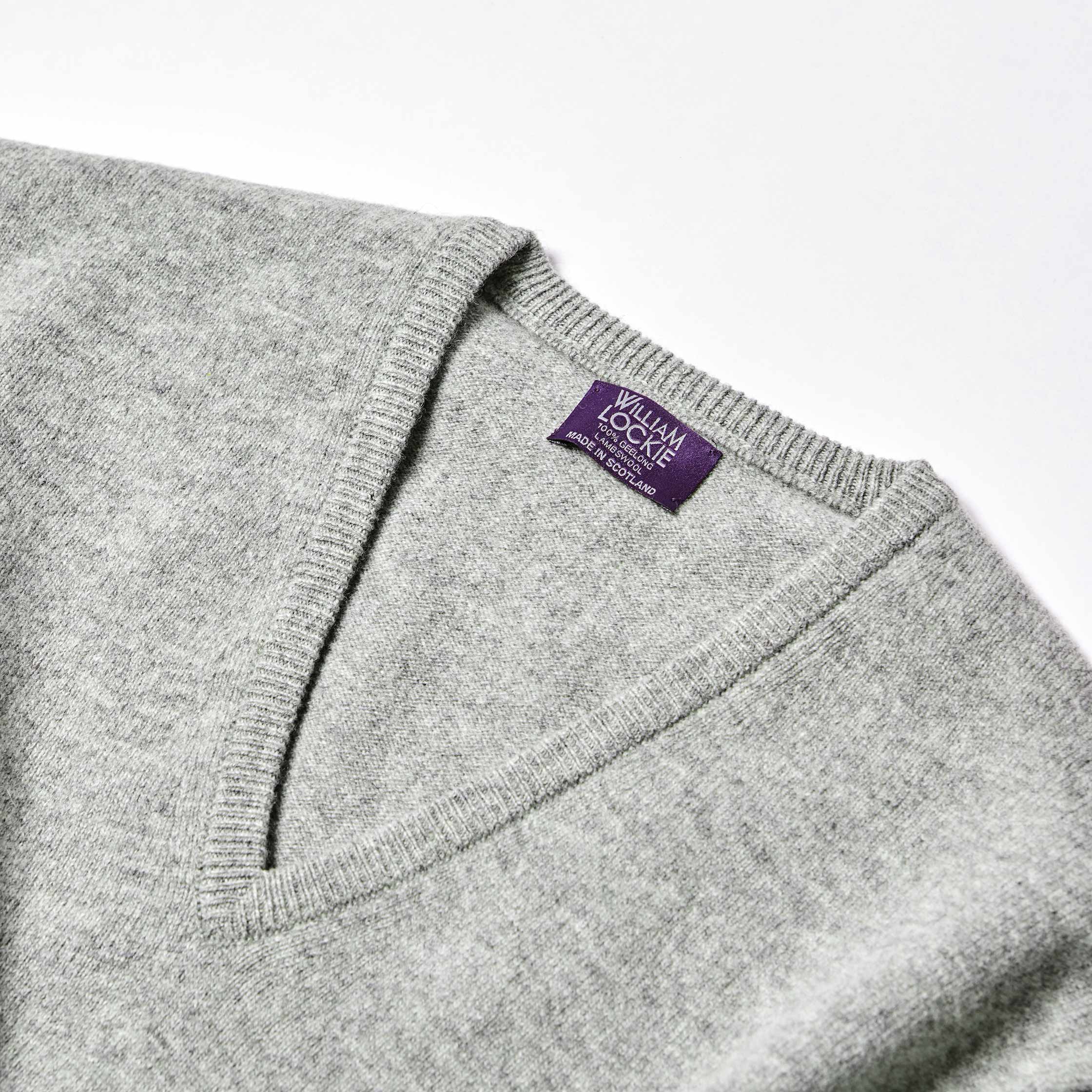 The V-Neck Jumper in Flannel