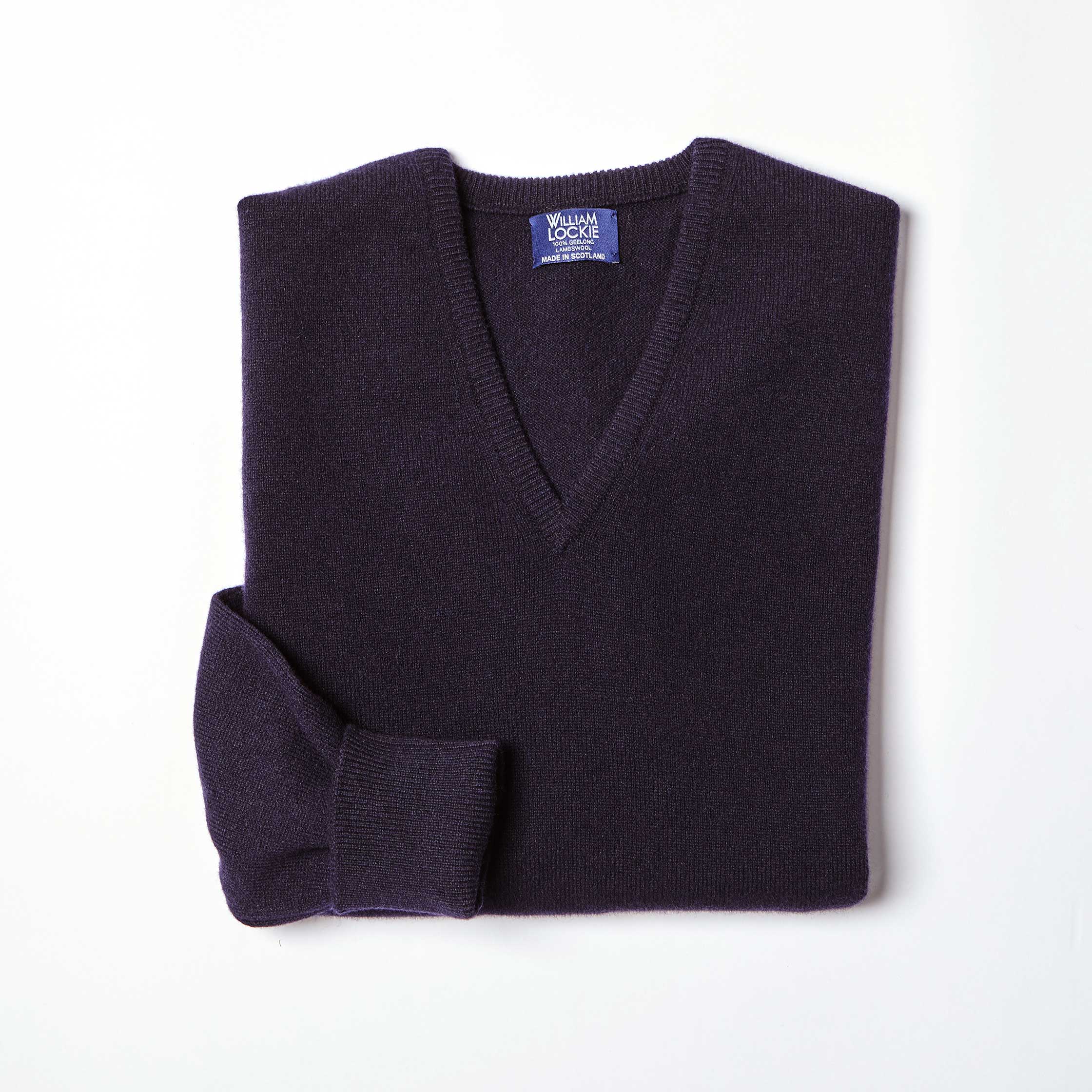 The V-Neck Jumper in Navy