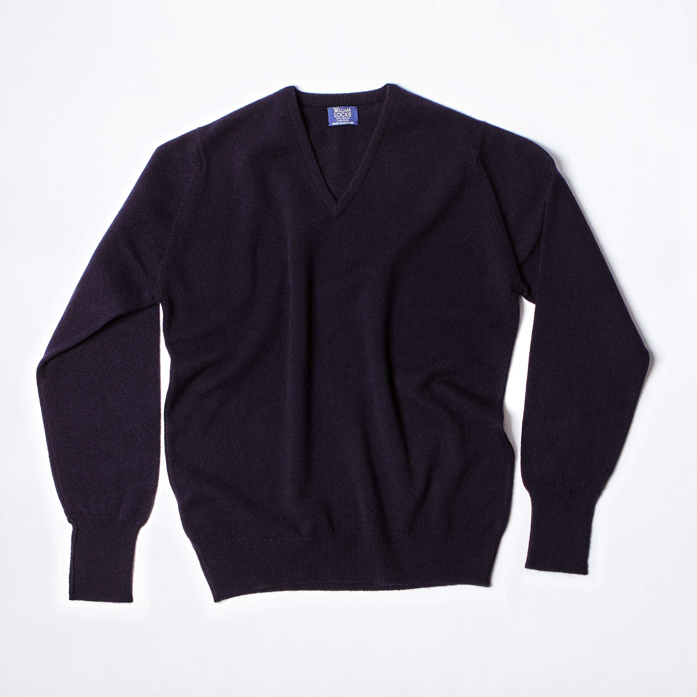 The V-Neck Jumper in Navy