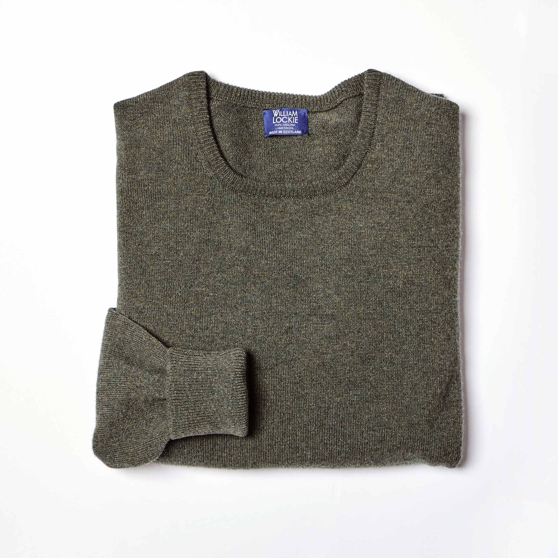 The Crew Neck Jumper in Seaweed