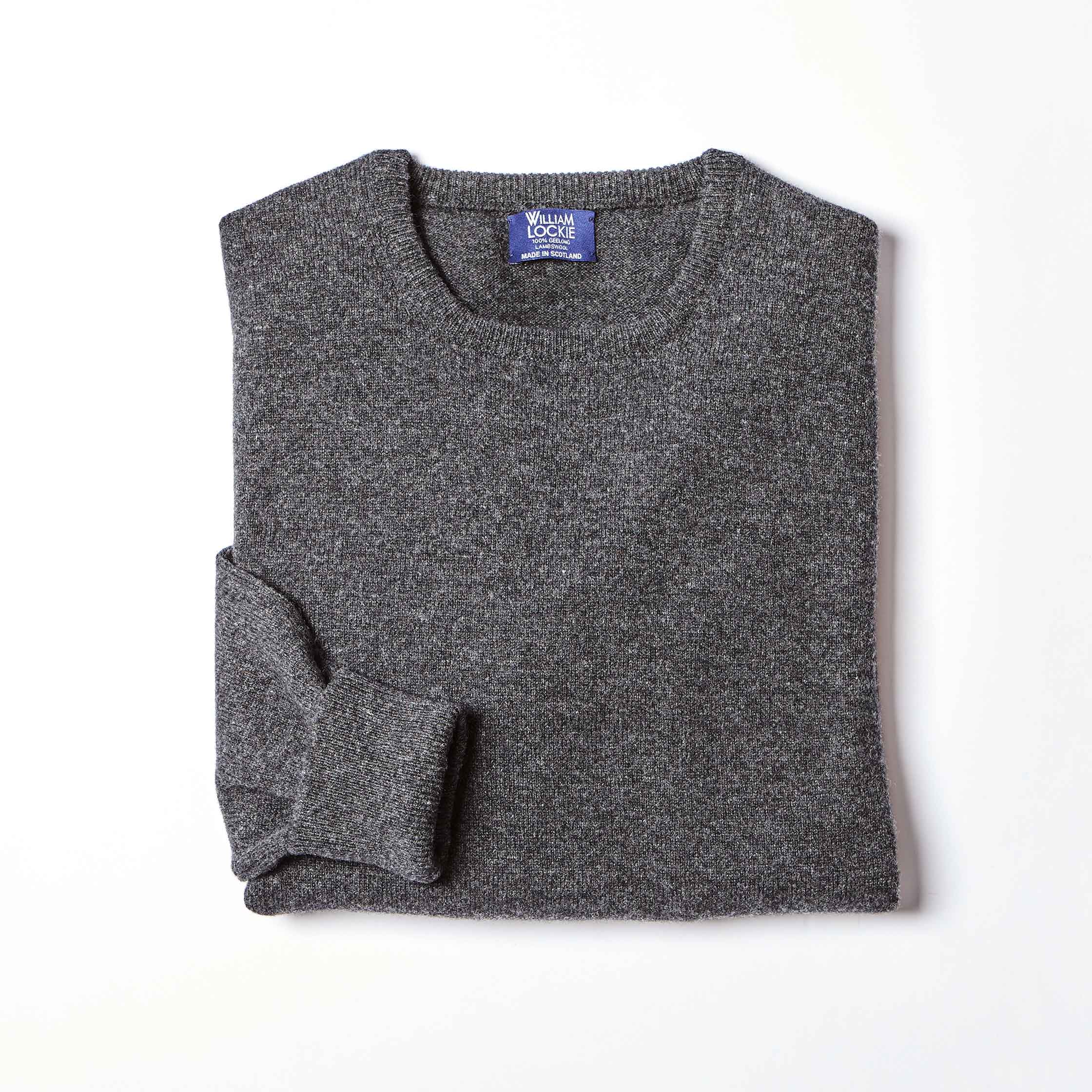 The Crew Neck Jumper in Charcoal