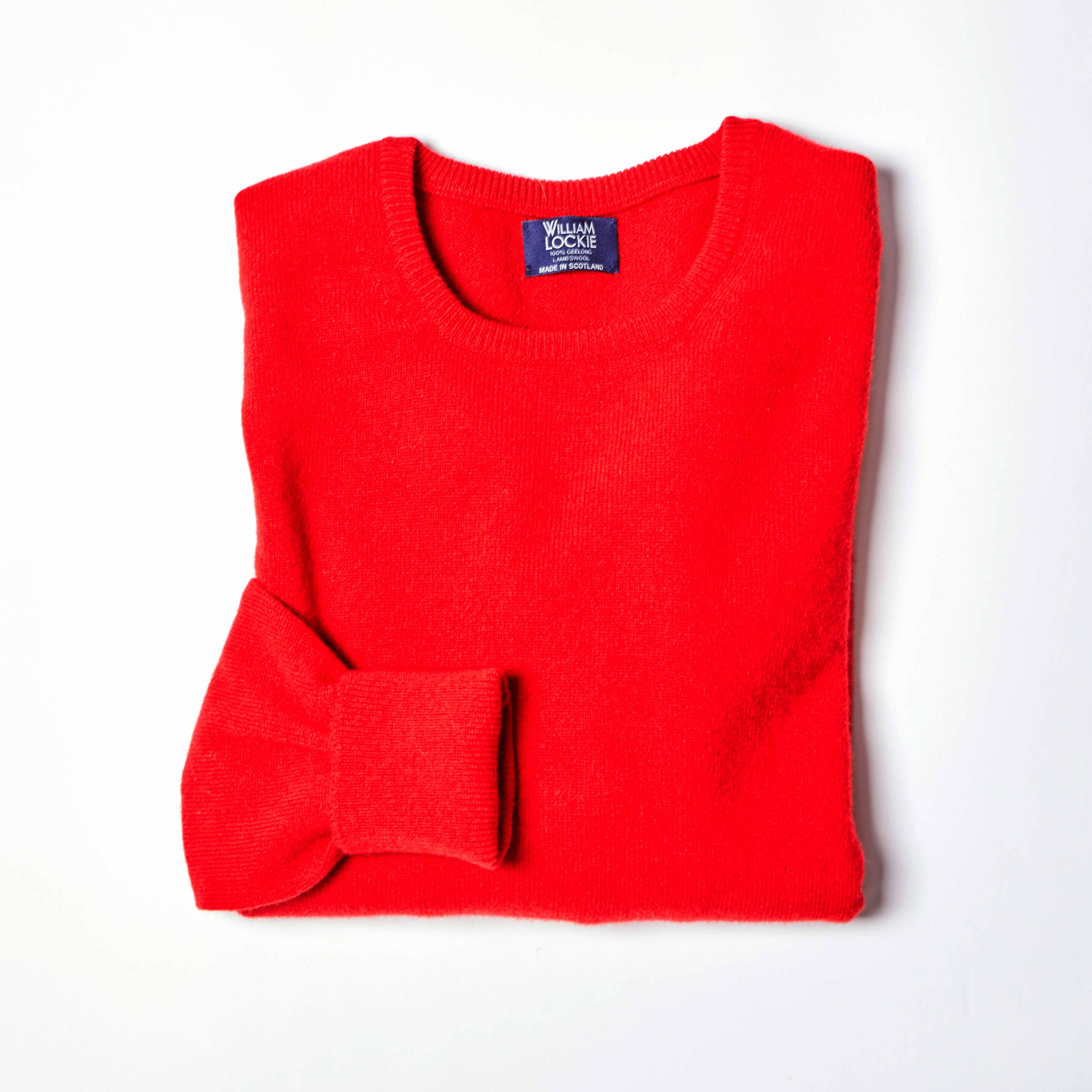 The Crew Neck Jumper in Chianti