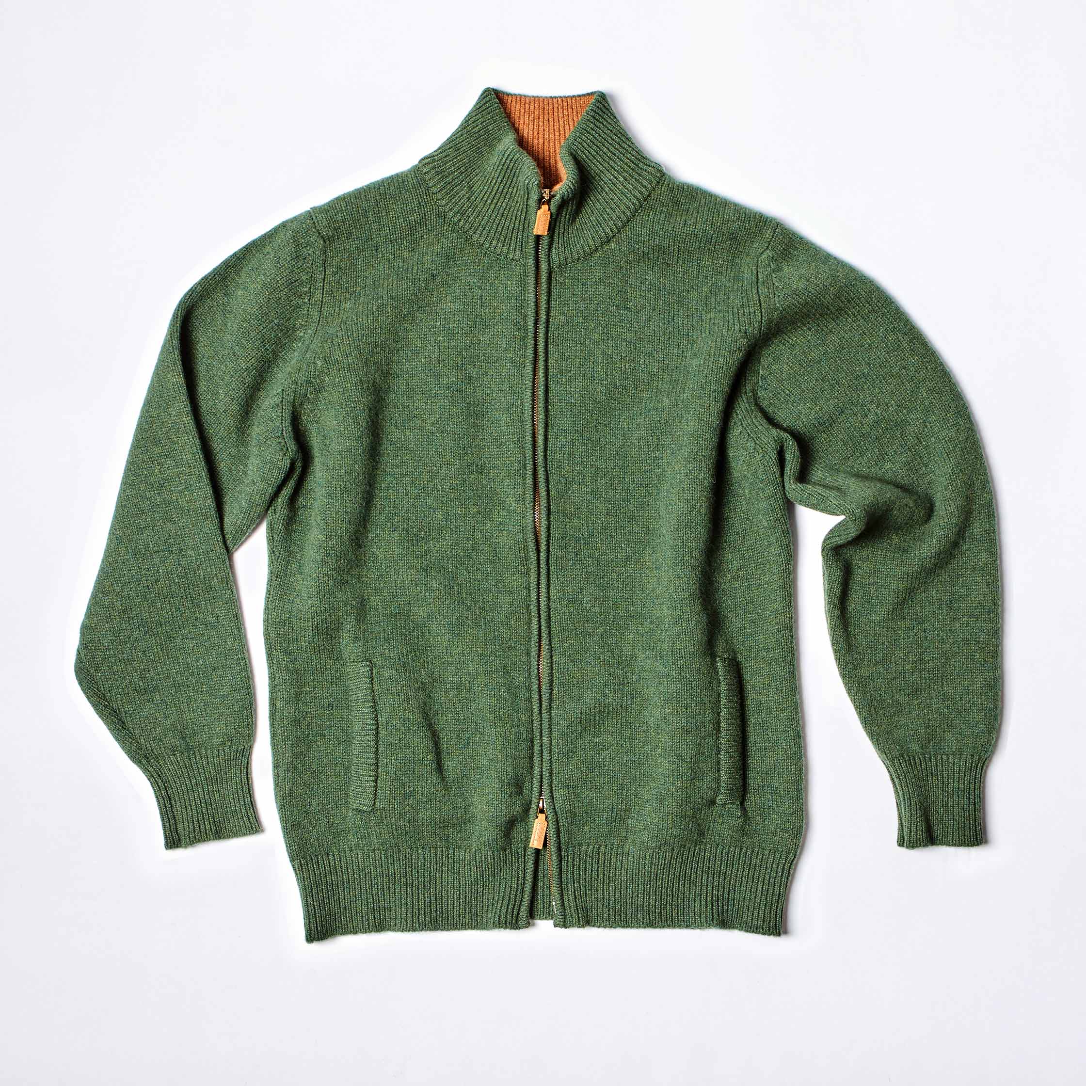 The Zip Cardigan in Rosemary