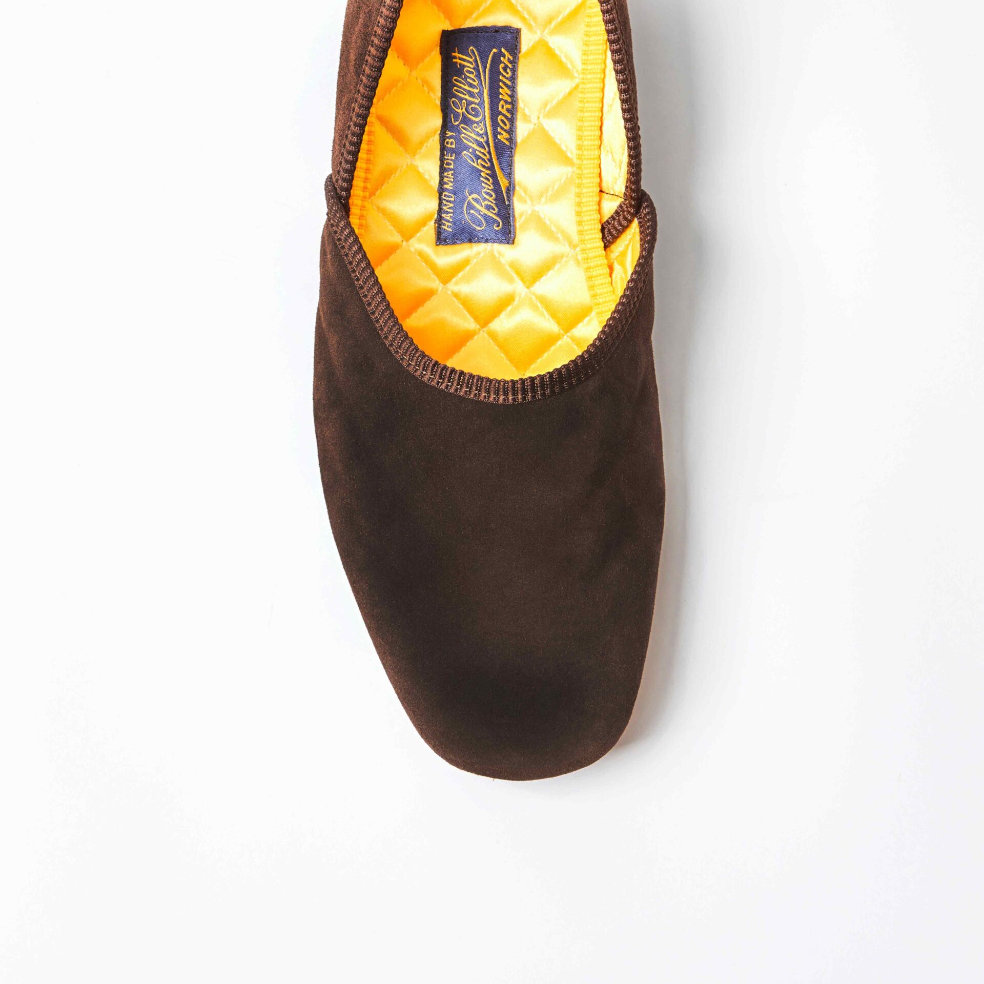 Chocolate Suede Grecian Slippers
