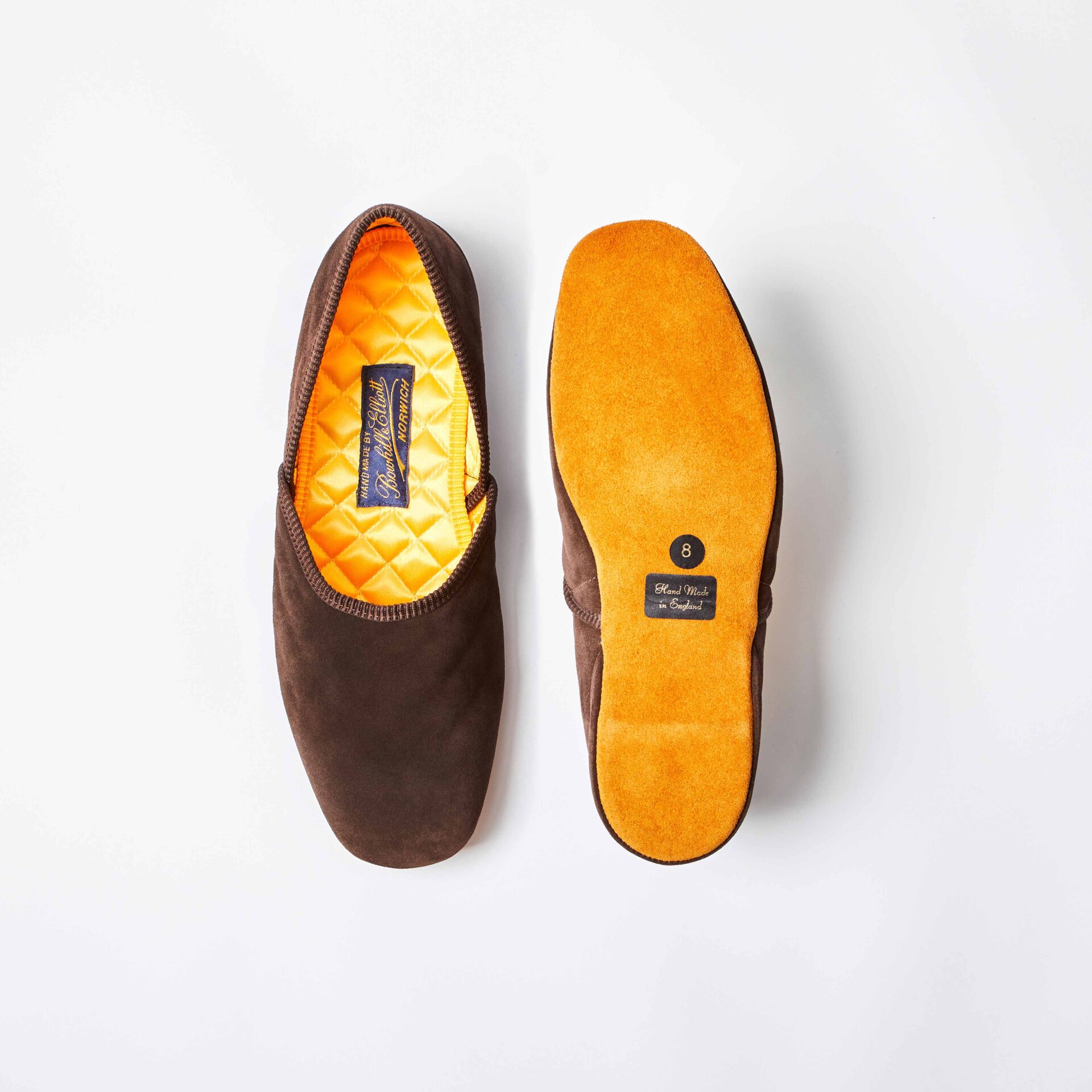 Chocolate Suede Grecian Slippers