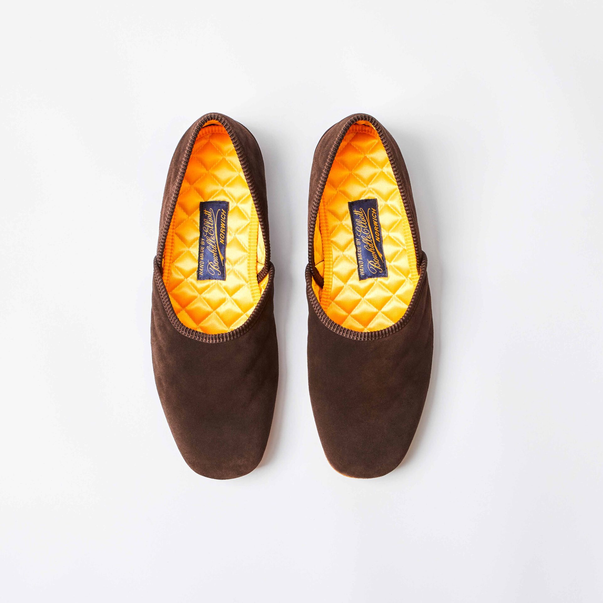 Chocolate Suede Grecian Slippers