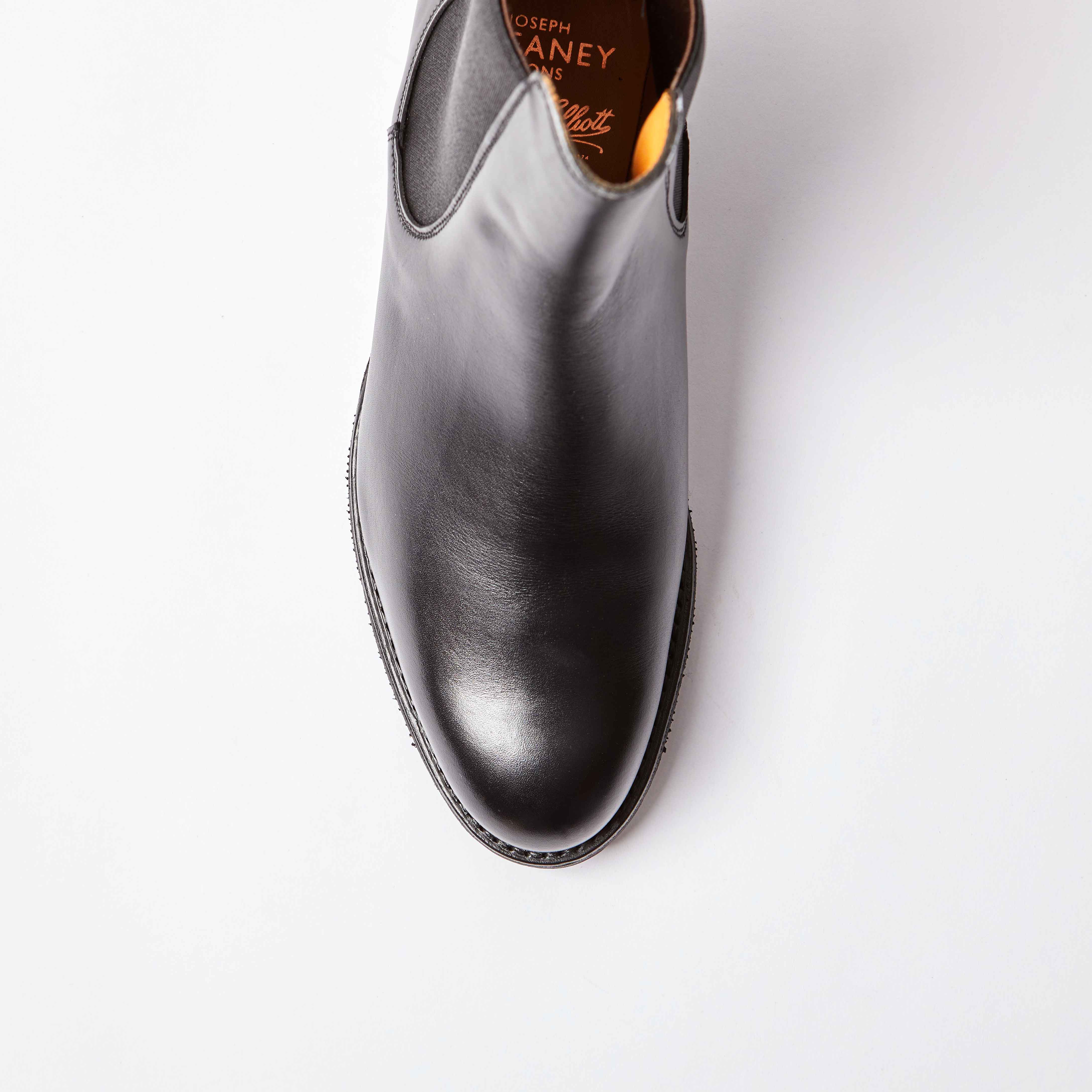 Avril Black Calf Chelsea Boot