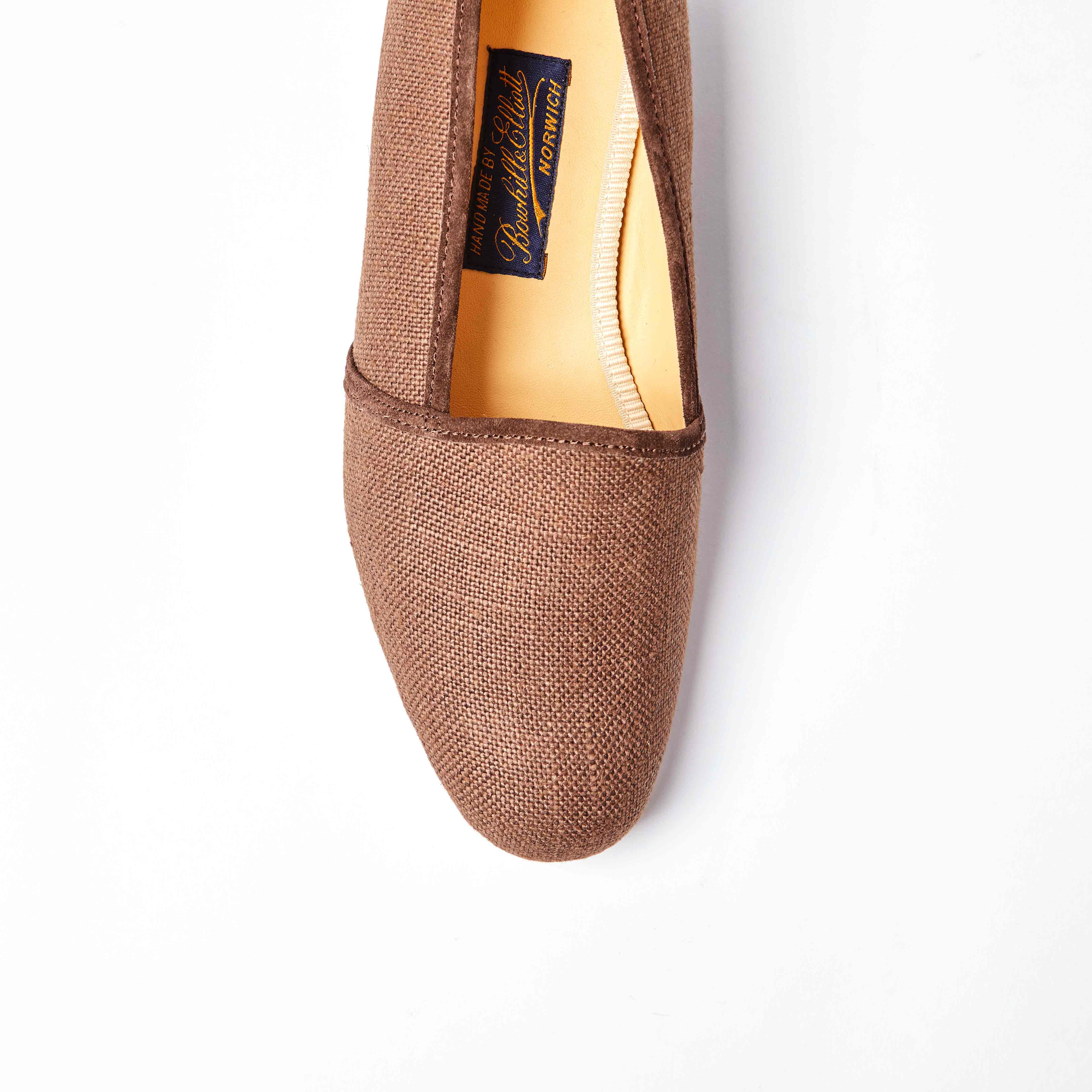 The Monk in Dark Brown Fox Linen