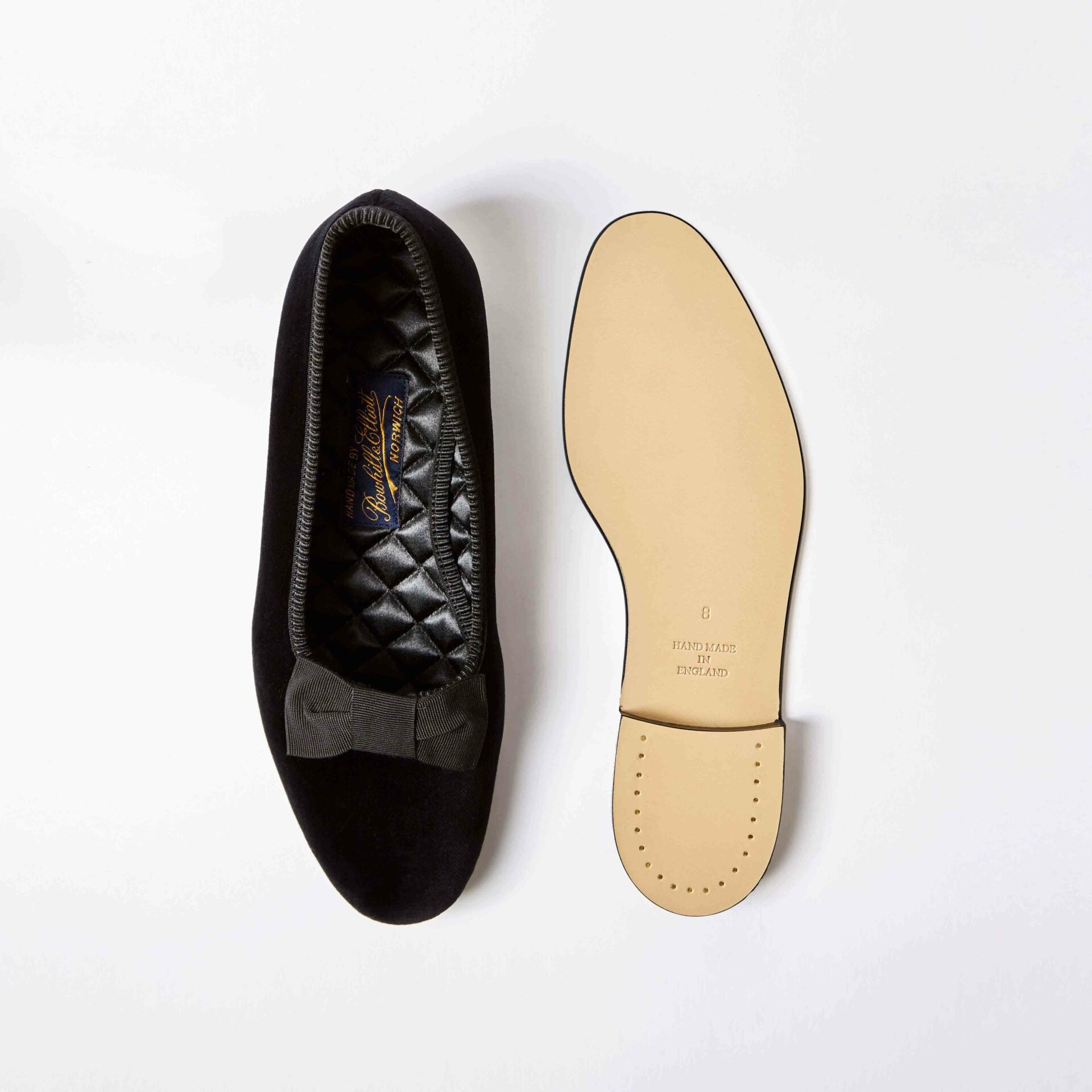 Black Velvet Opera Pumps