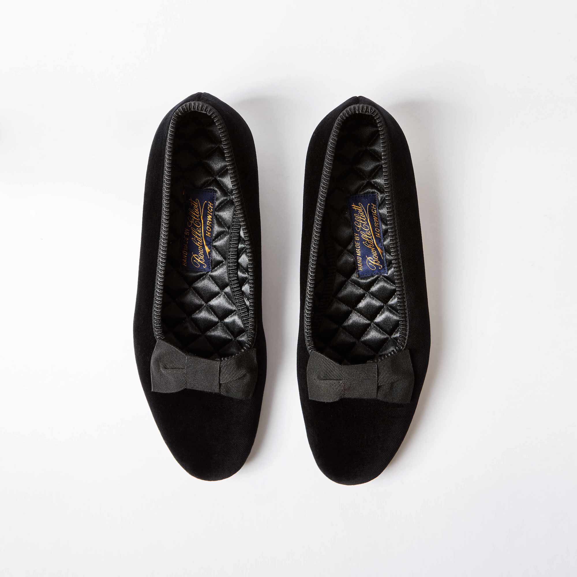 Black Velvet Opera Pumps