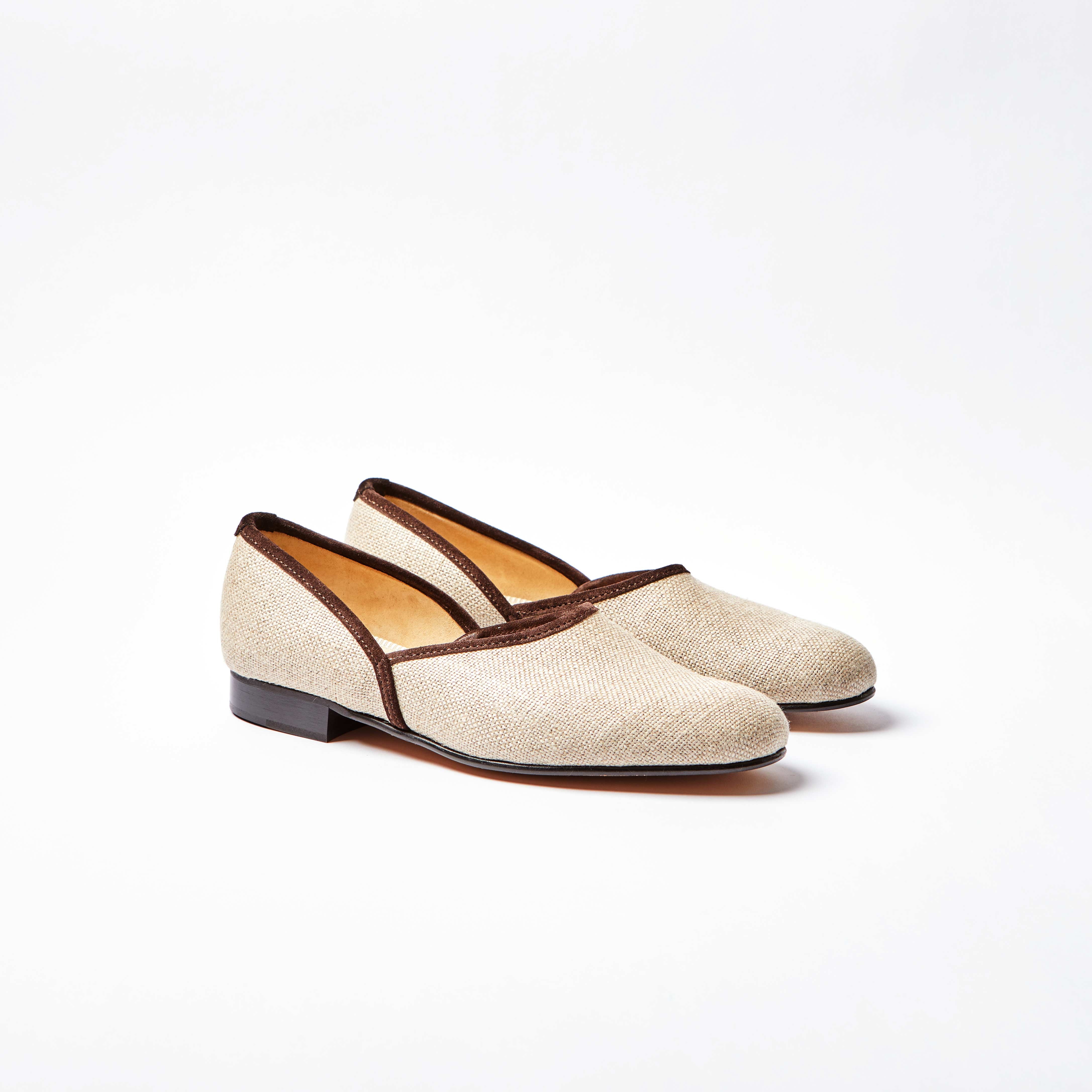 The Grecian in Natural Fox Linen