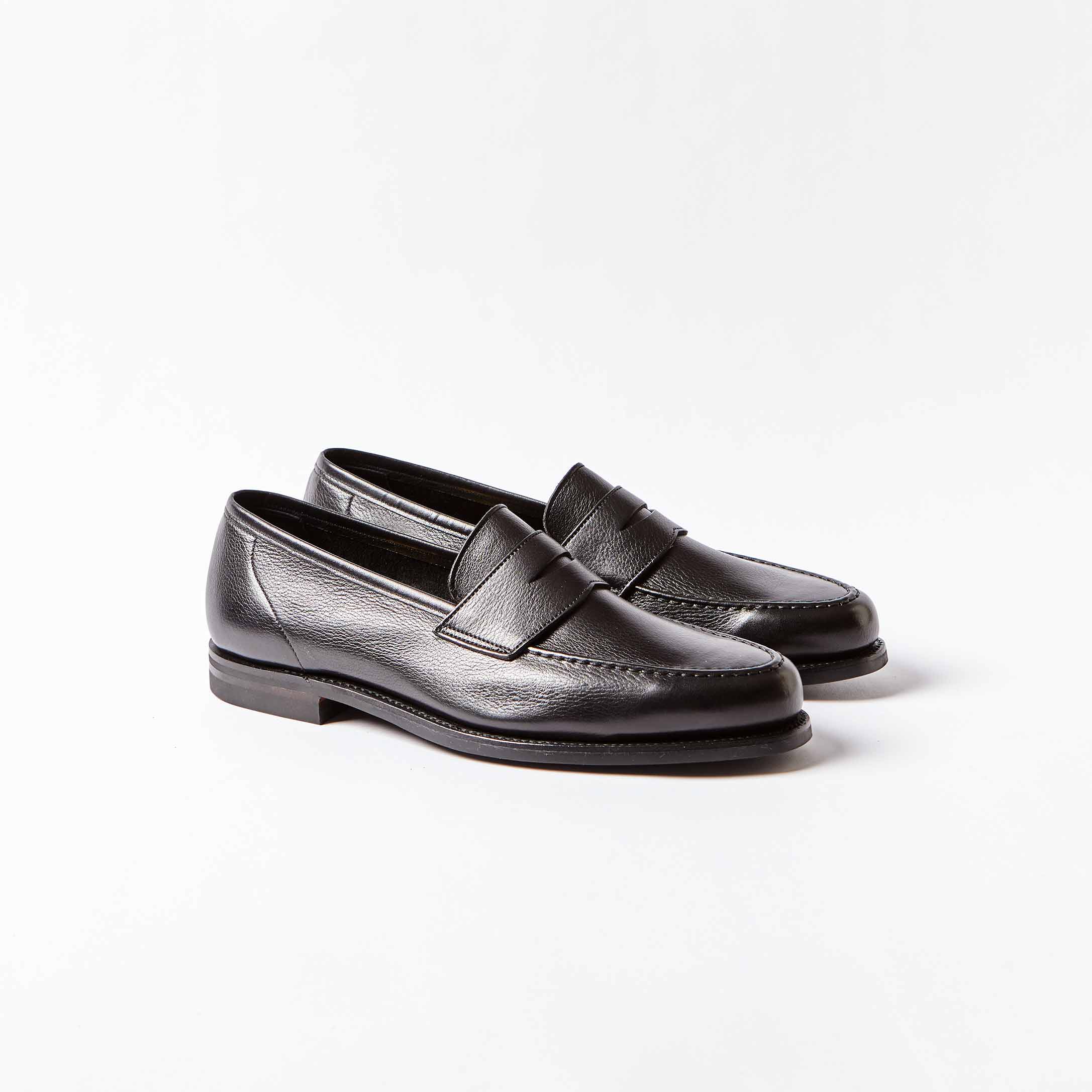 Harvard 2 - Black Milled Calf